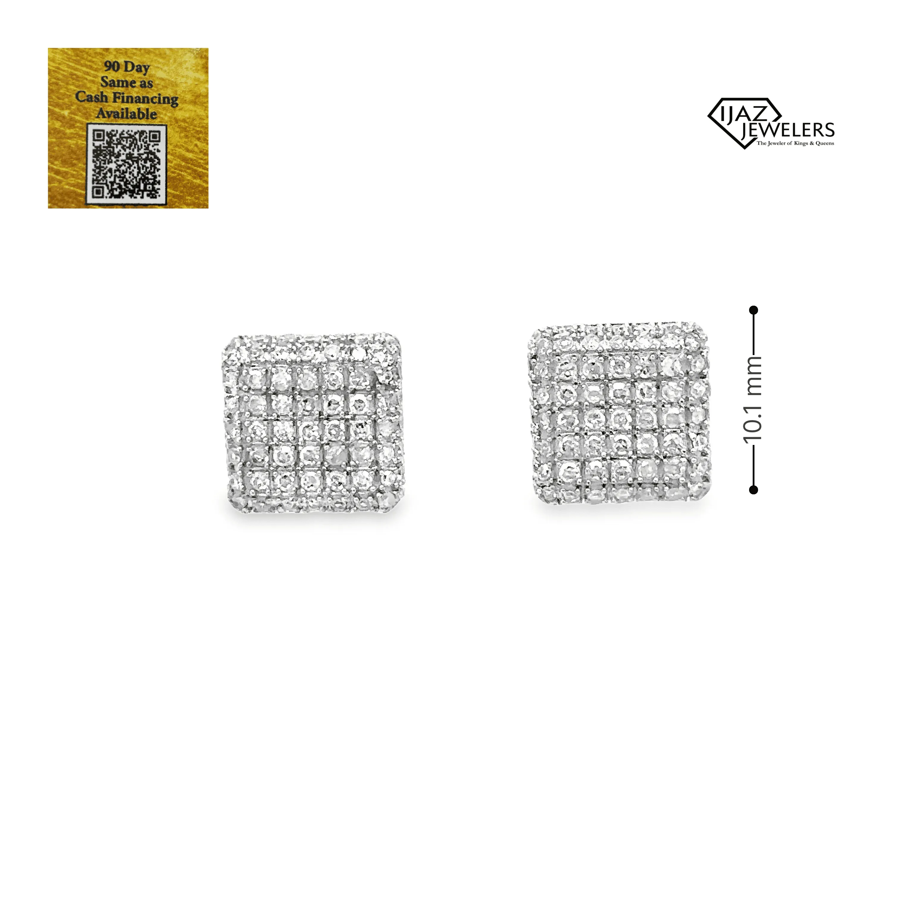 10K Gold 0.85 CTW Diamond Earrings