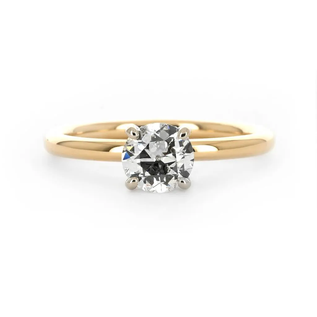 1.15ctw Round Lab-Grown Diamond Engagement Ring, Signature Solitaire - 14K Yellow Gold