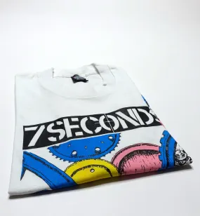 7 Seconds  ‎–  Clock Gears 1986? Tour Shirt Size Large / Medium