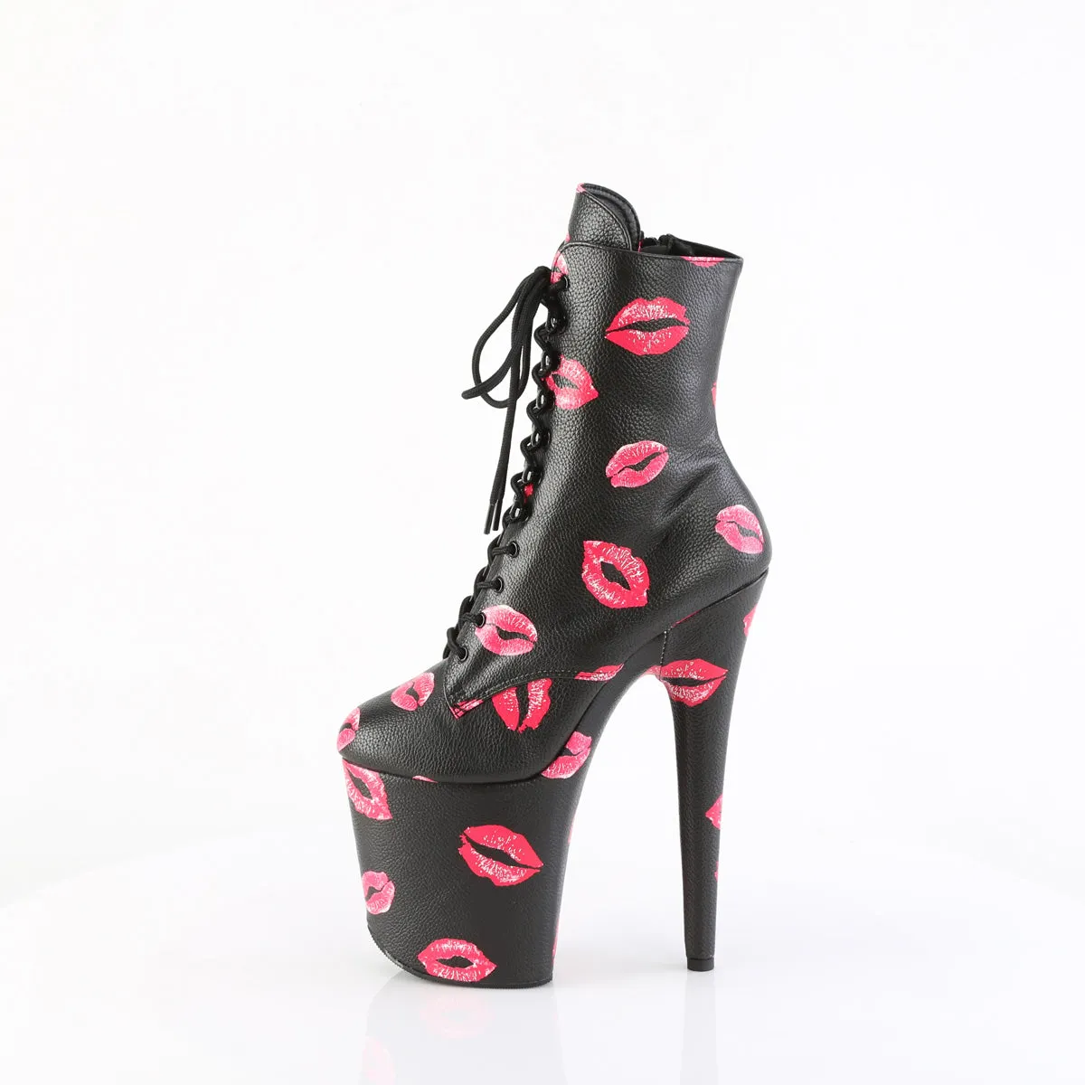 8 Inch Heel FLAMINGO-1020KISSES Baby Pink Pu