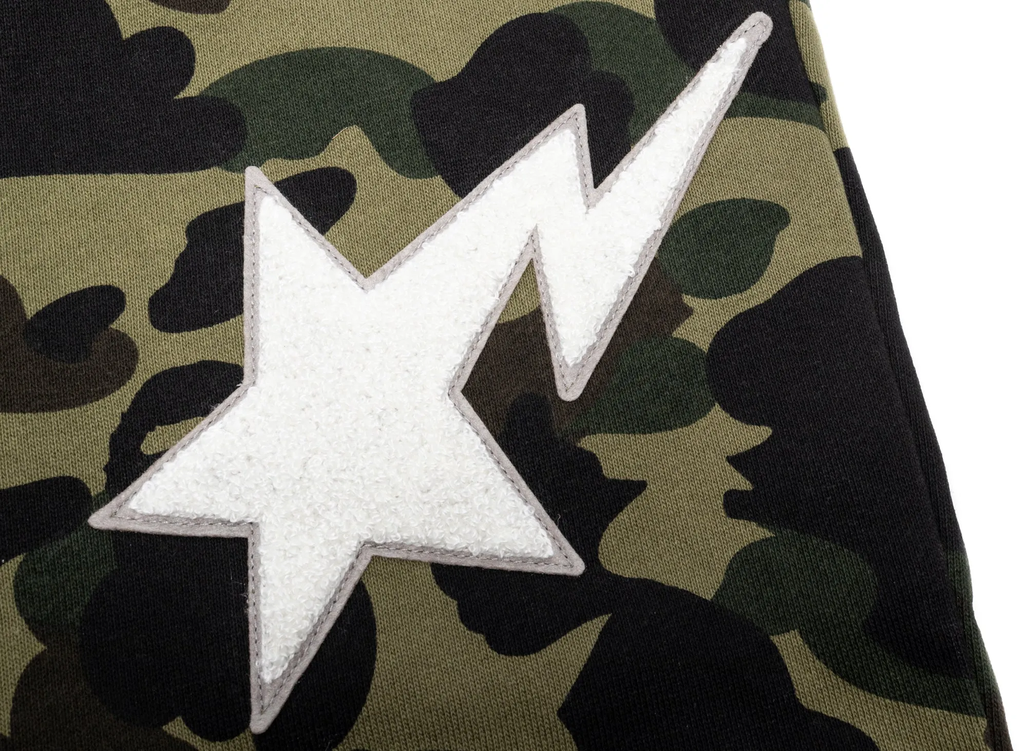 A Bathing Ape 1st Camo Sweatpants in Green xld