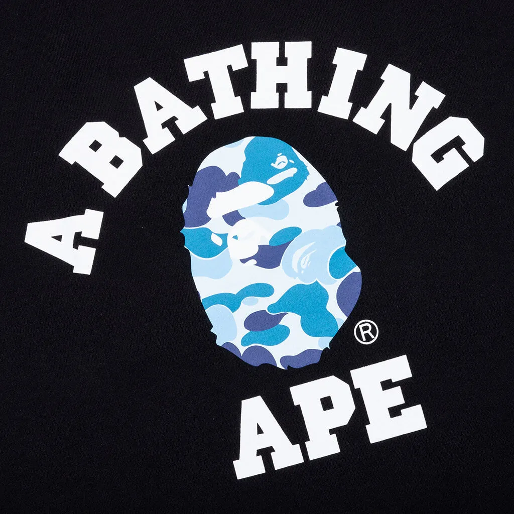 ABC Camo College Tee - Black/Blue