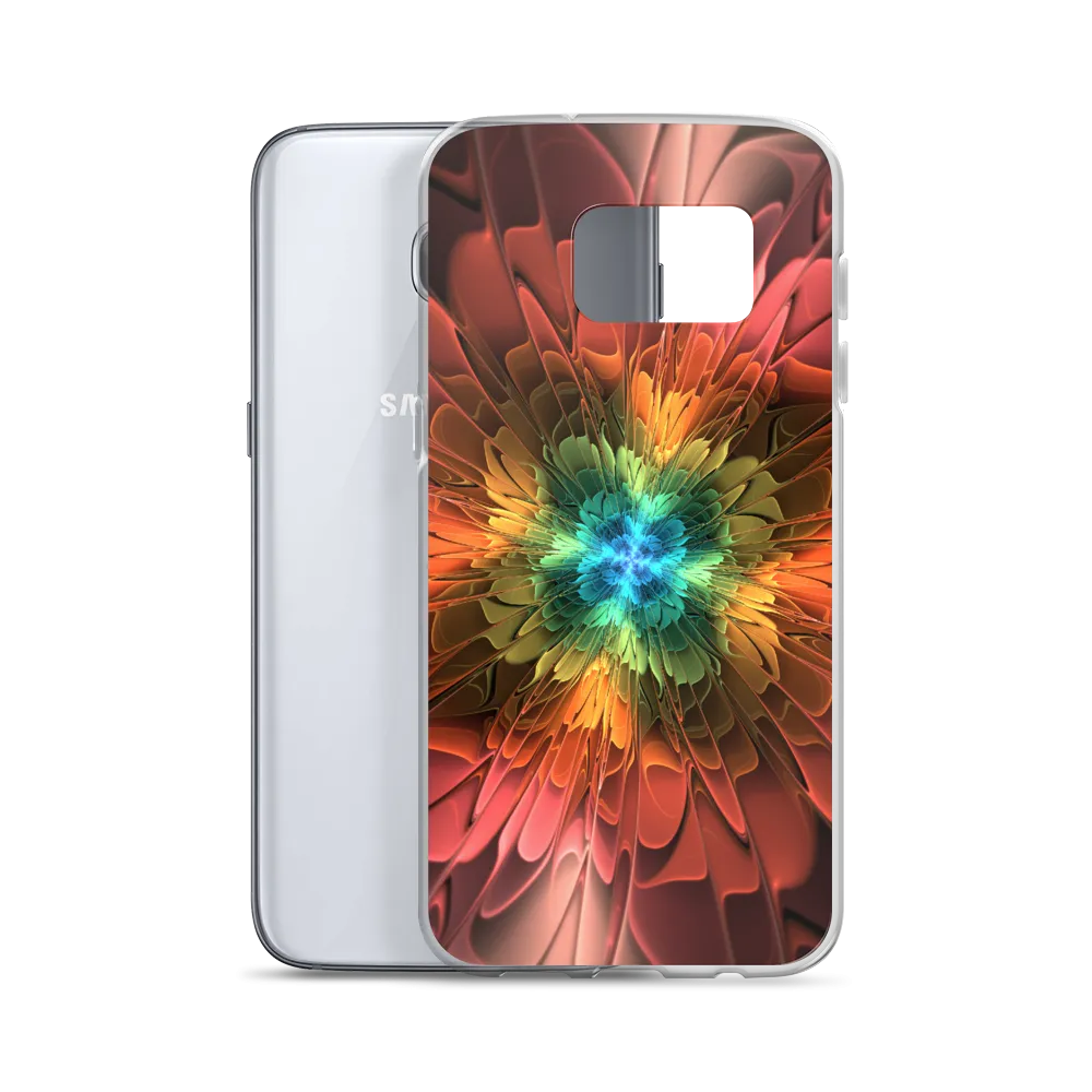 Abstract Flower 03 Samsung Case