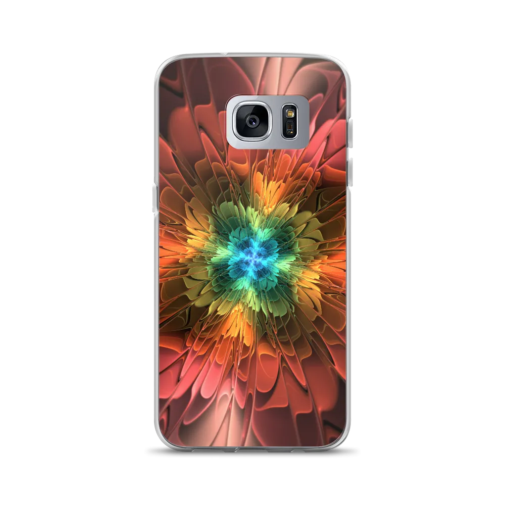 Abstract Flower 03 Samsung Case