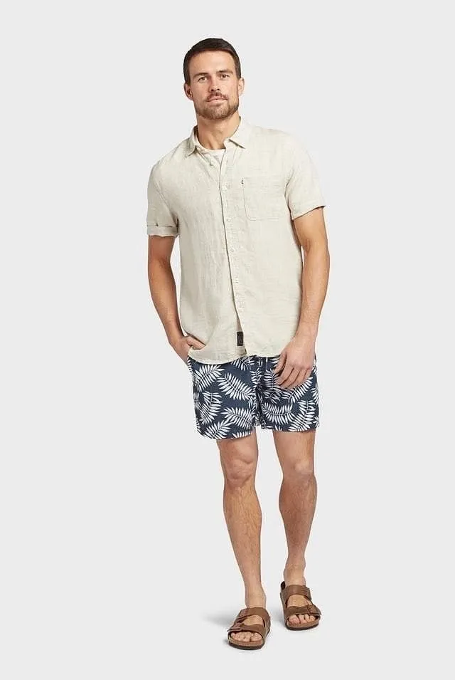 Academy Brand Men's Hampton Short Sleeve Shirt - Oatmeal