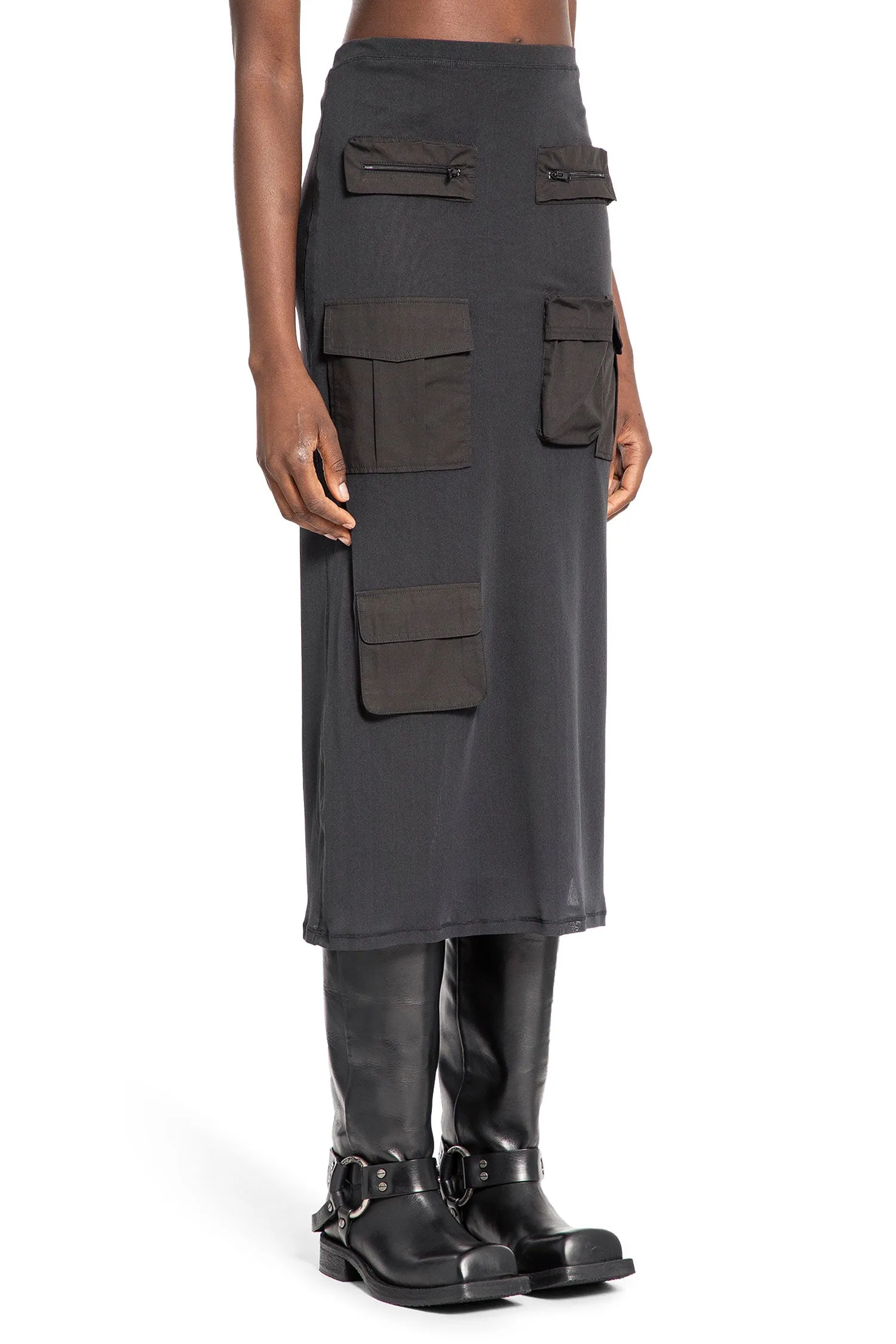 ACNE STUDIOS WOMAN GREY SKIRTS