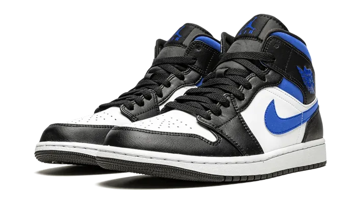 Air Jordan 1 Mid White Black Royal