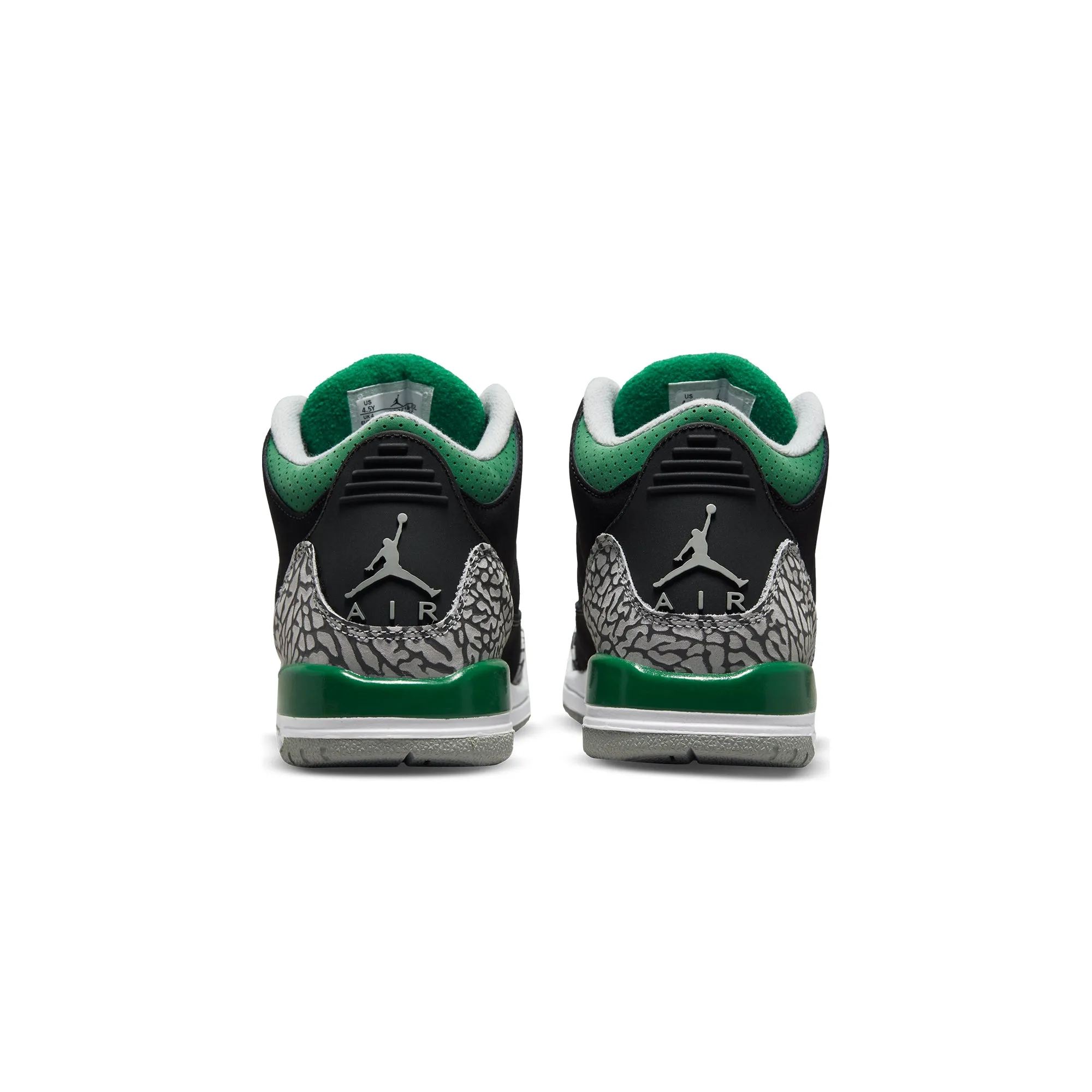 Air Jordan Kids 3 Retro GS Shoes 'Black/Pine Green'