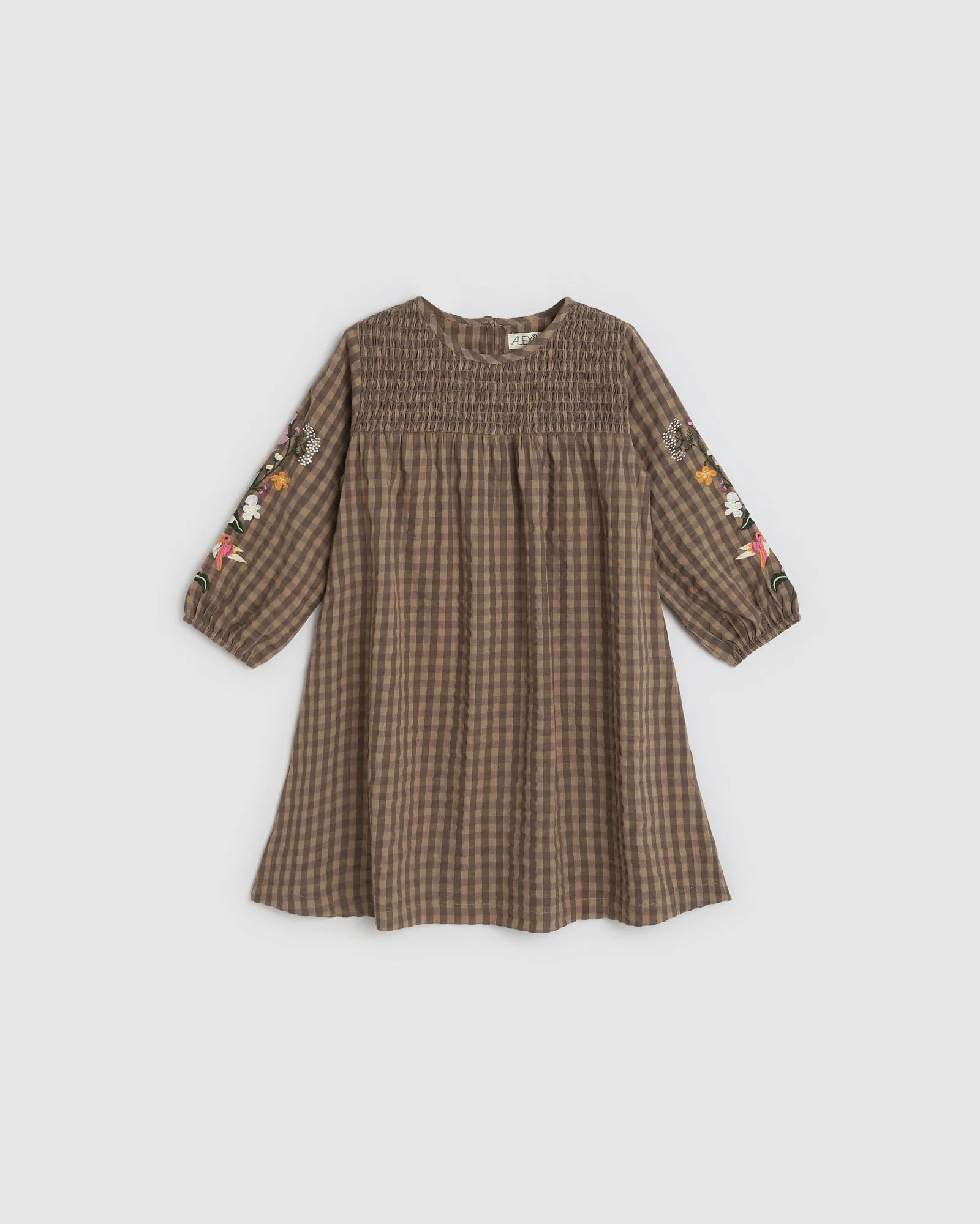 Amelia Dress - Coffee/Black