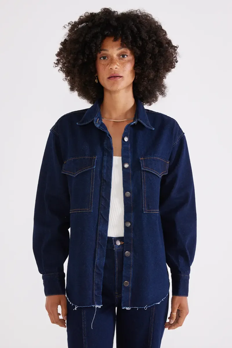 Anary Denim Shirt Jacket