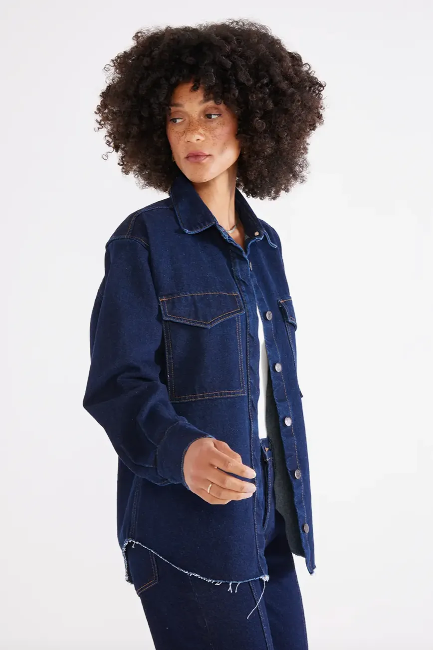 Anary Denim Shirt Jacket