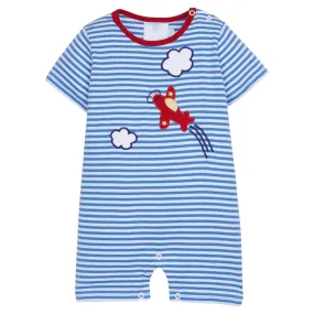 Applique Romper - Airplane