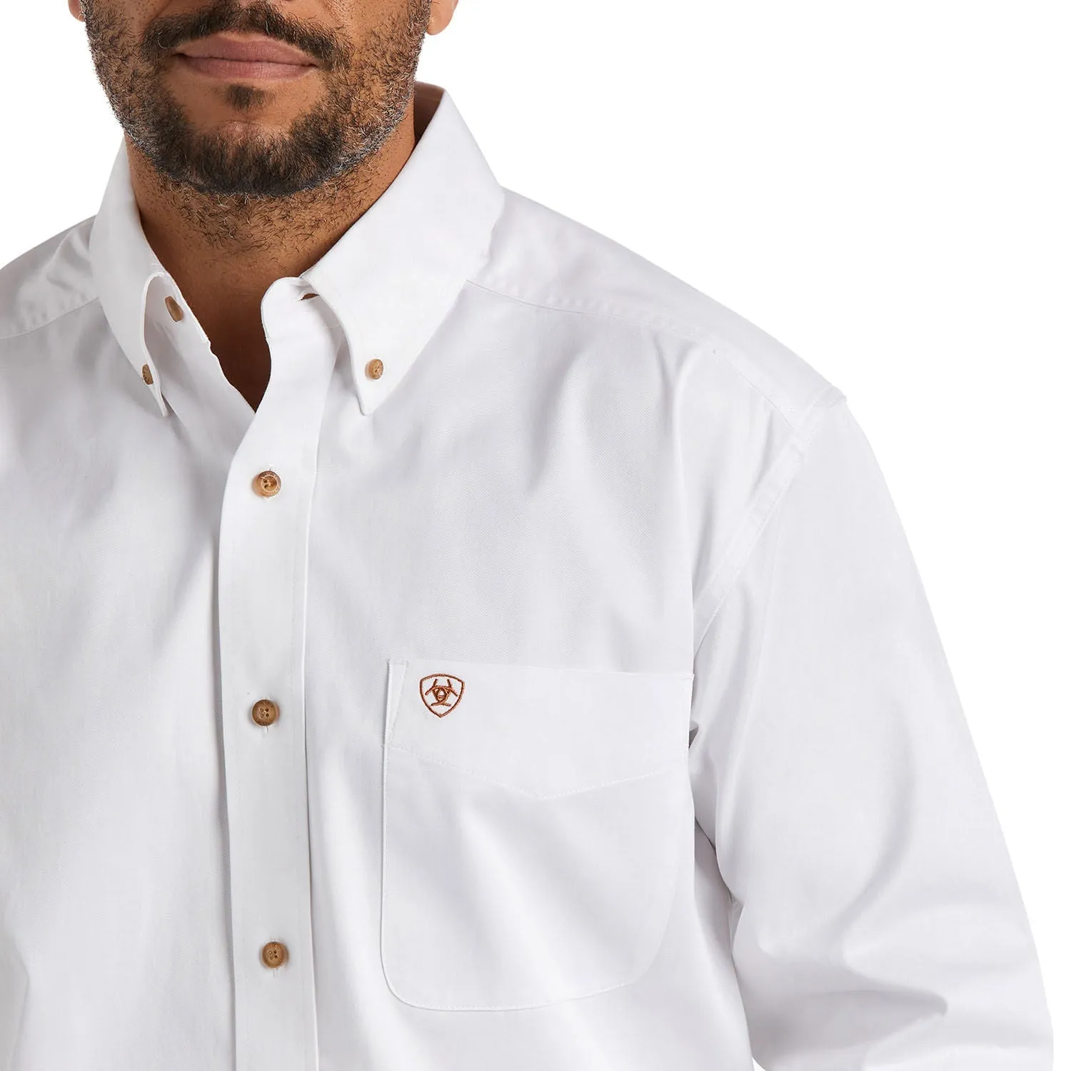 Ariat Men's Solid Twill Classic Fit Shirt