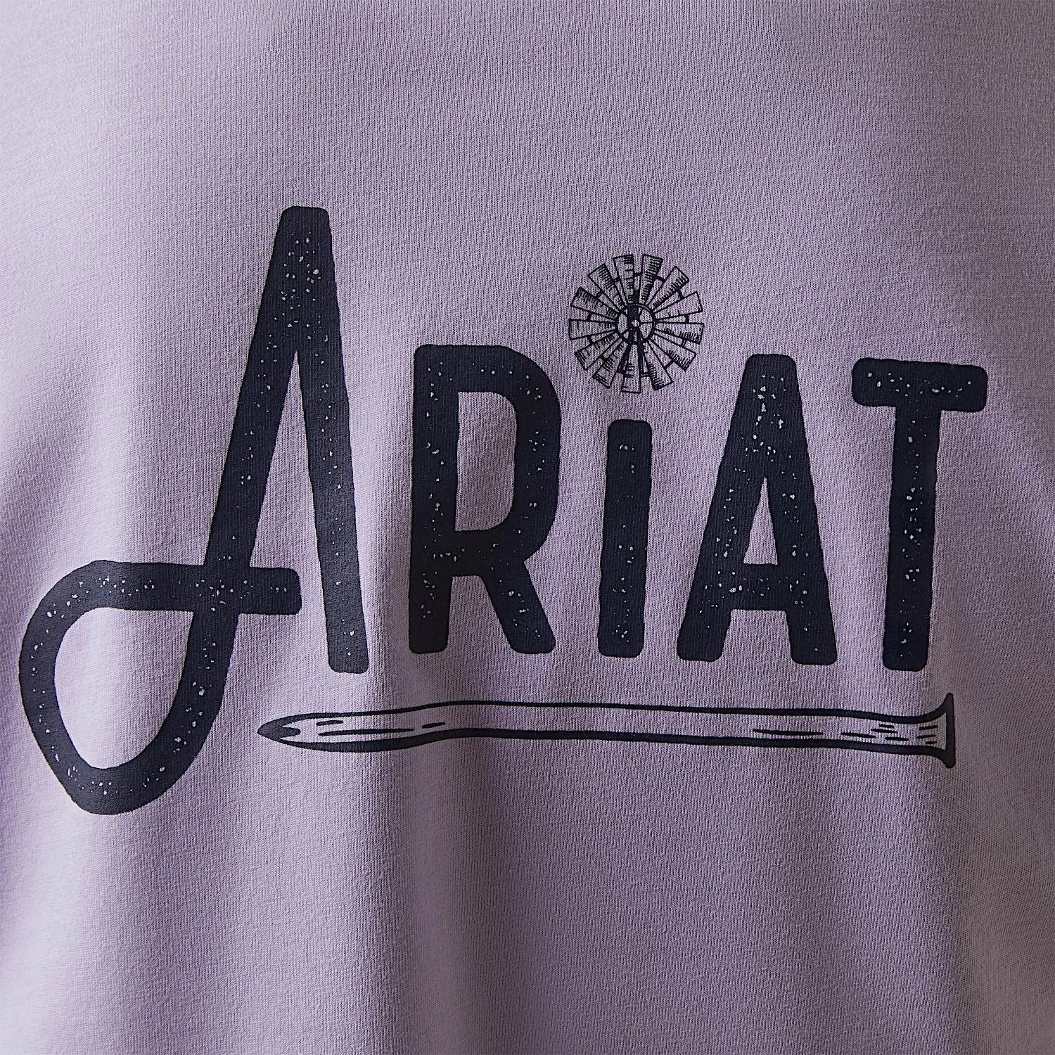 Ariat Women's Rebar Workman Graphic Ariat Logo T-Shirt Lavender