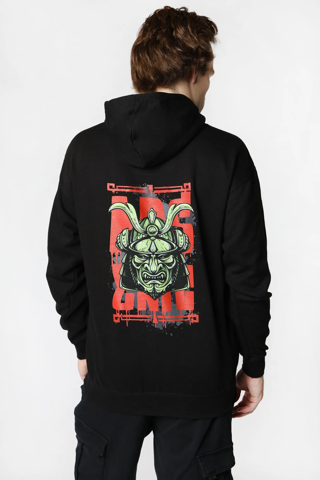 Arsenic Mens Warrior Mask Hoodie