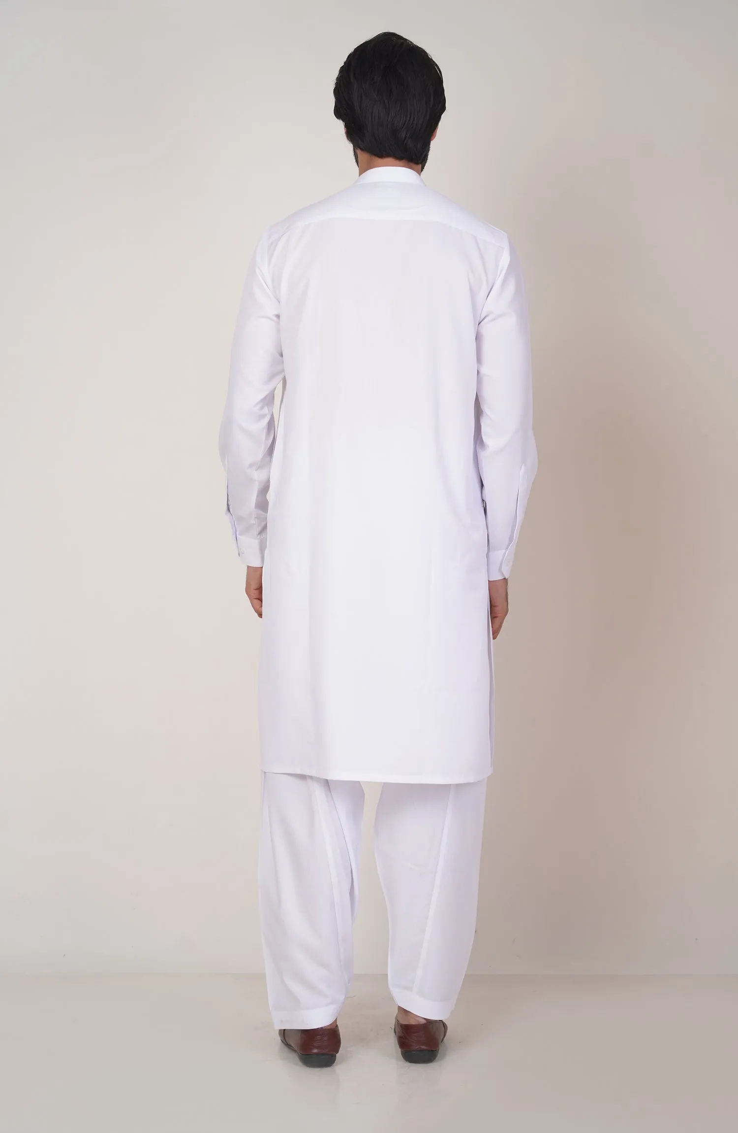 Basic Band Collar Shalwar Suit