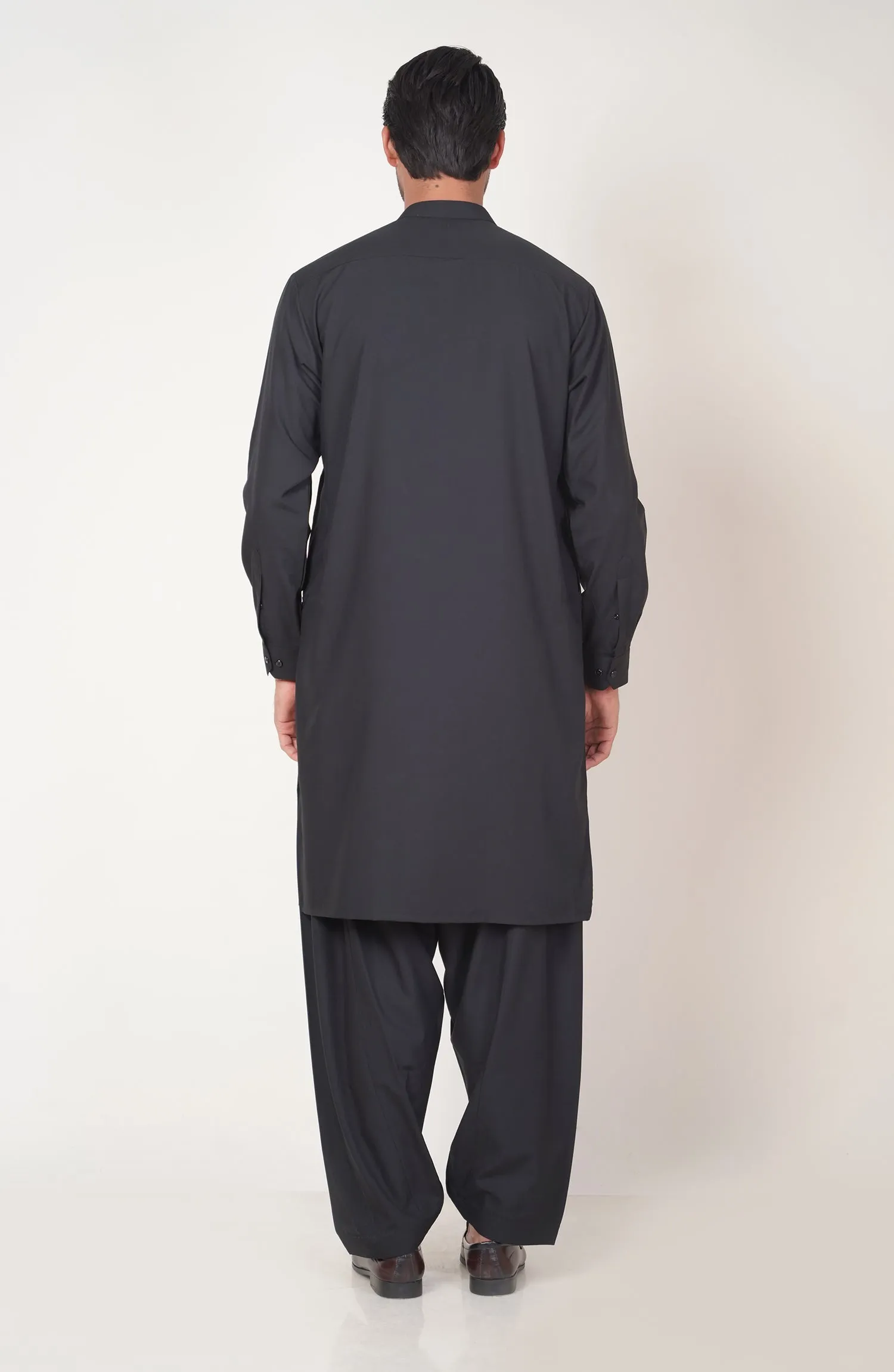 Basic Band Collar Shalwar Suit