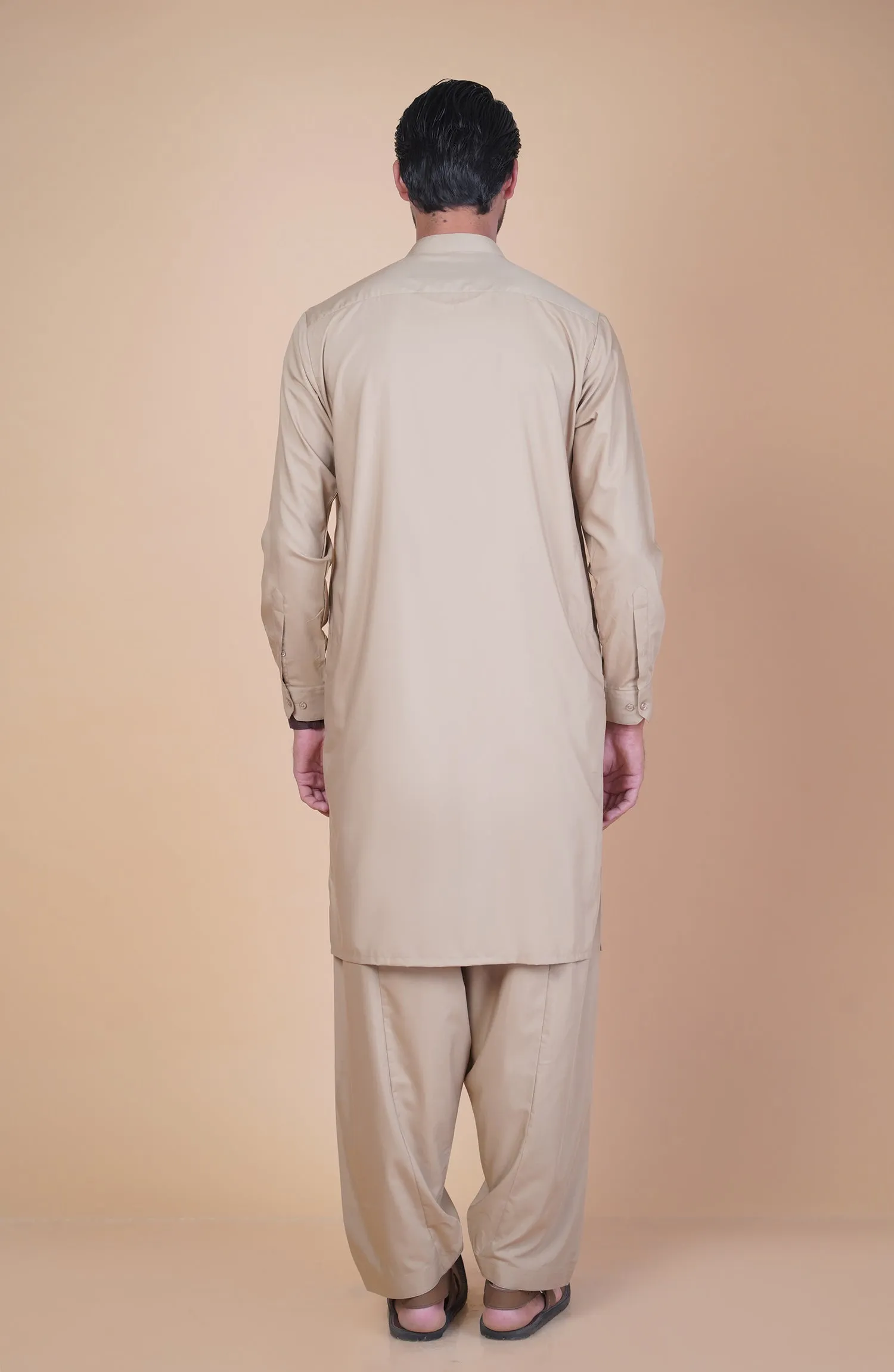 Basic Band Collar Shalwar Suit