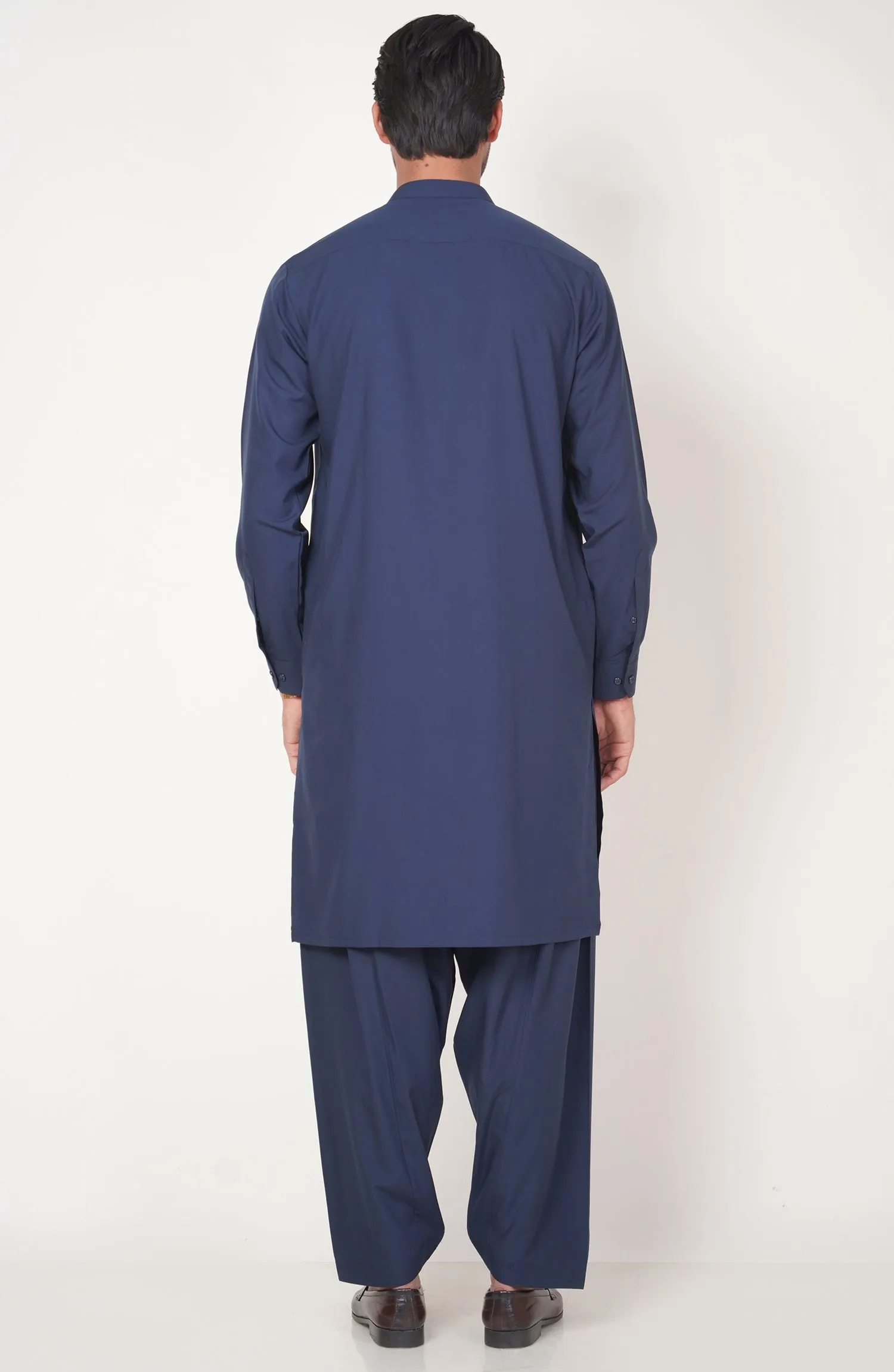 Basic Band Collar Shalwar Suit