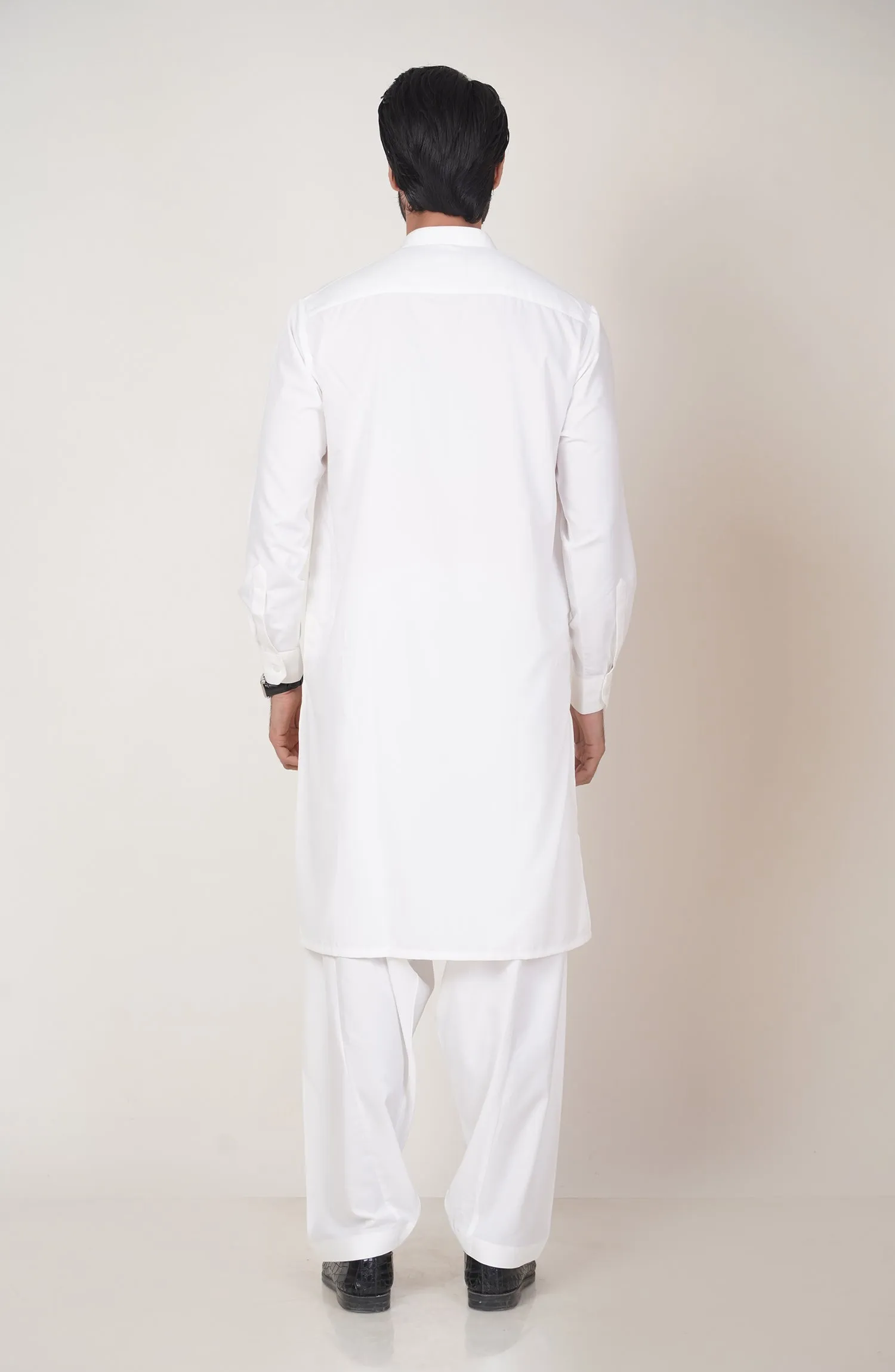 Basic Band Collar Shalwar Suit