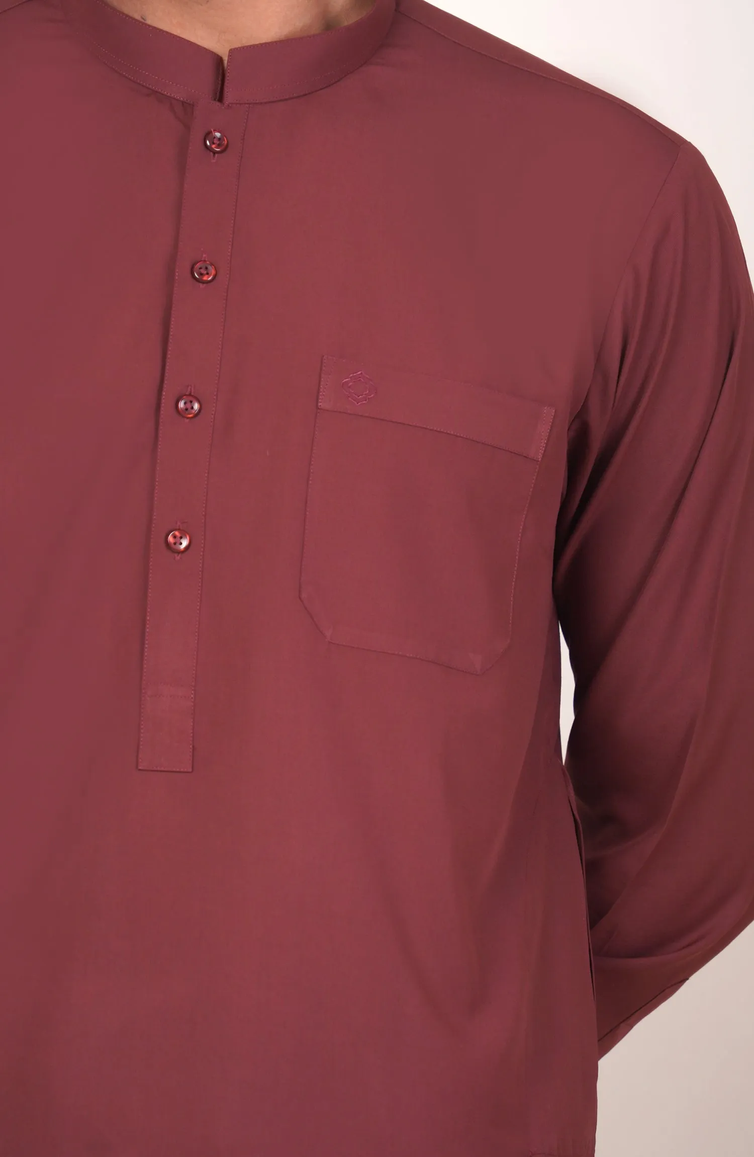 Basic Band Collar Shalwar Suit