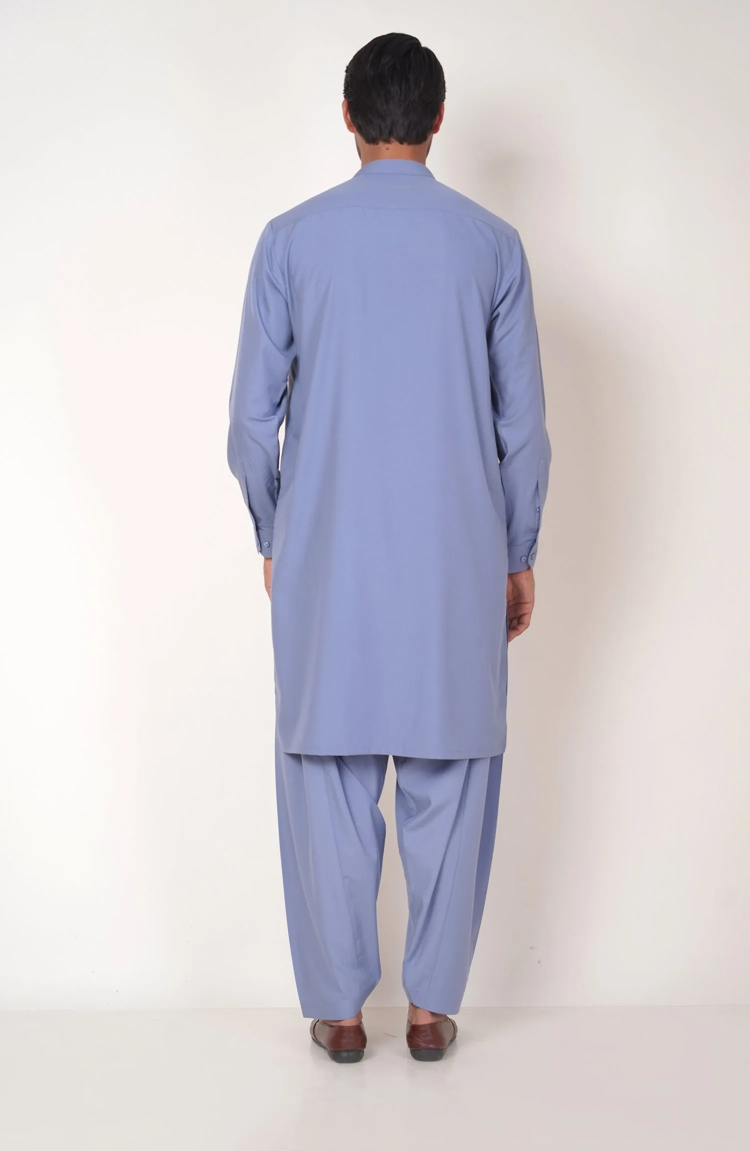 Basic Band Collar Shalwar Suit