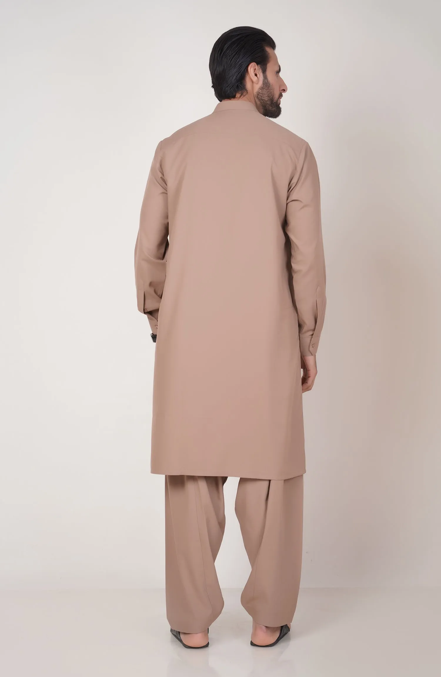 Basic Band Collar Shalwar Suit