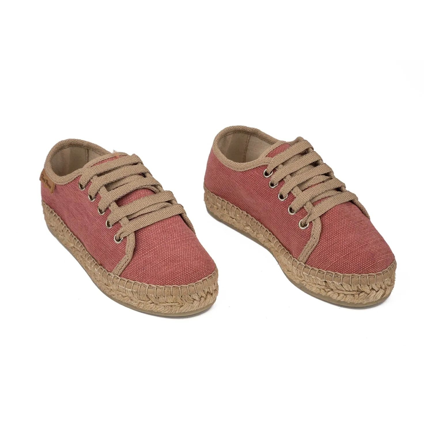 Basic Canvas Platform Espadrille for Kids - Emy-V