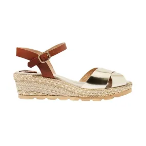 Basic Cotton Blend Wedge Espadrille for Women - Gisela