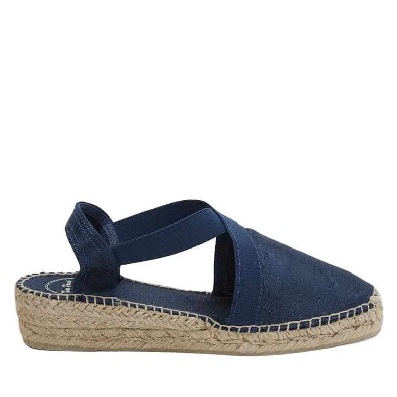 Basic Cotton blend Wedge Espadrille for Women - Vic