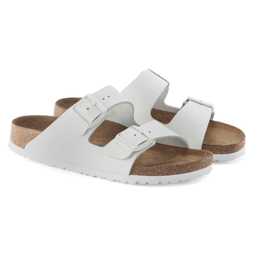 Birkenstock UNISEX Arizona Soft Footbed (White - Regular fit)