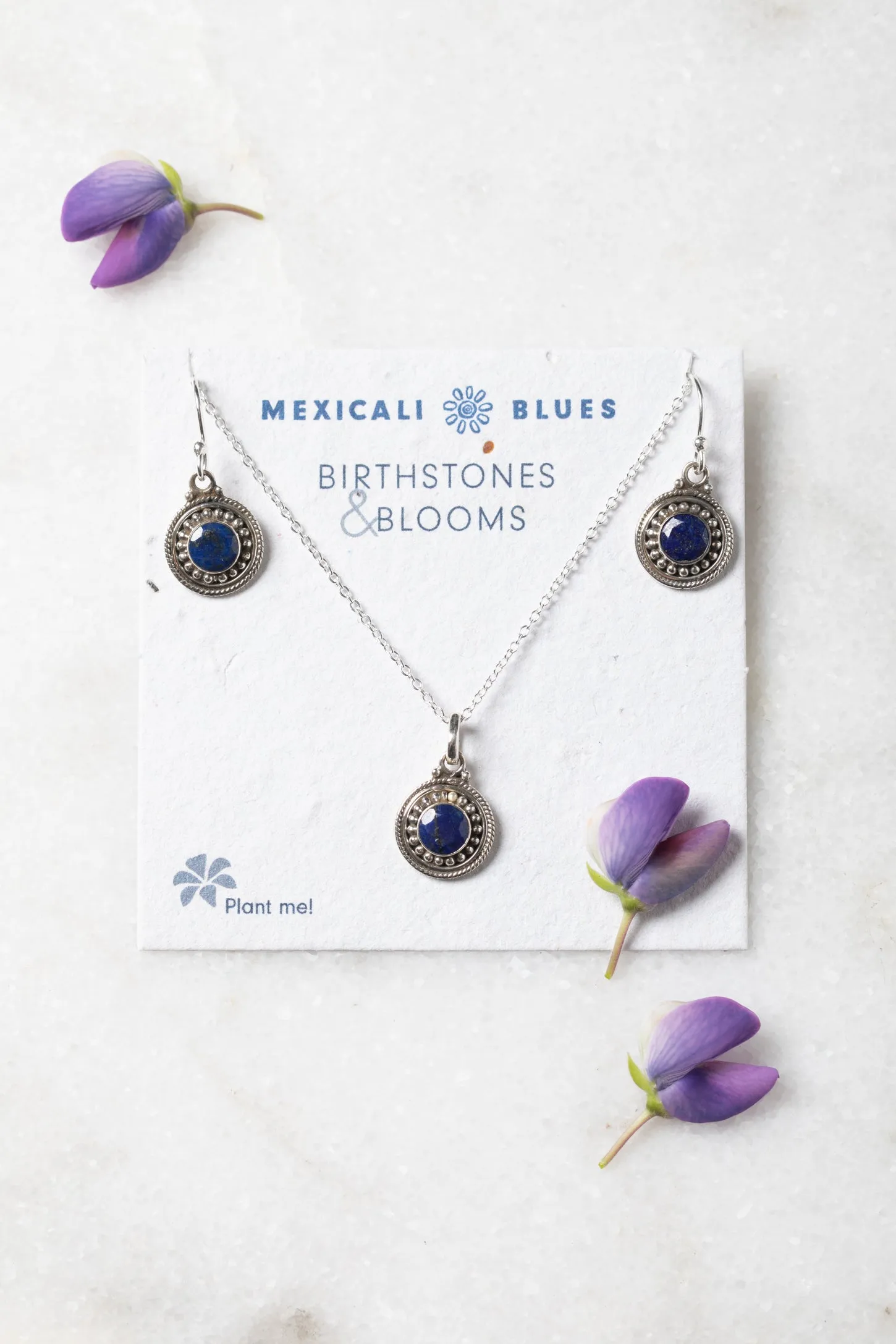 Birthstones and Blooms Gemstone Gift Set