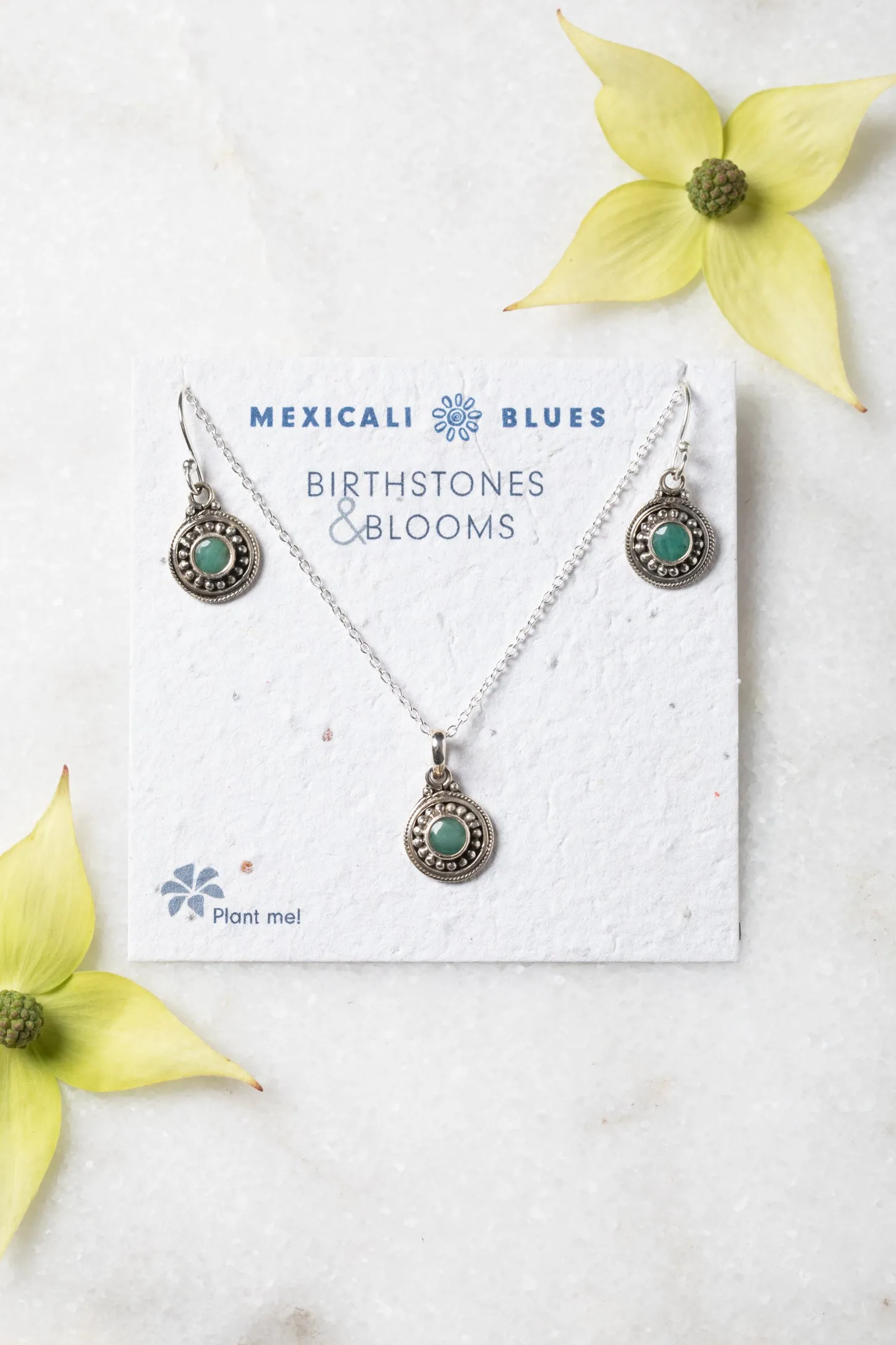 Birthstones and Blooms Gemstone Gift Set