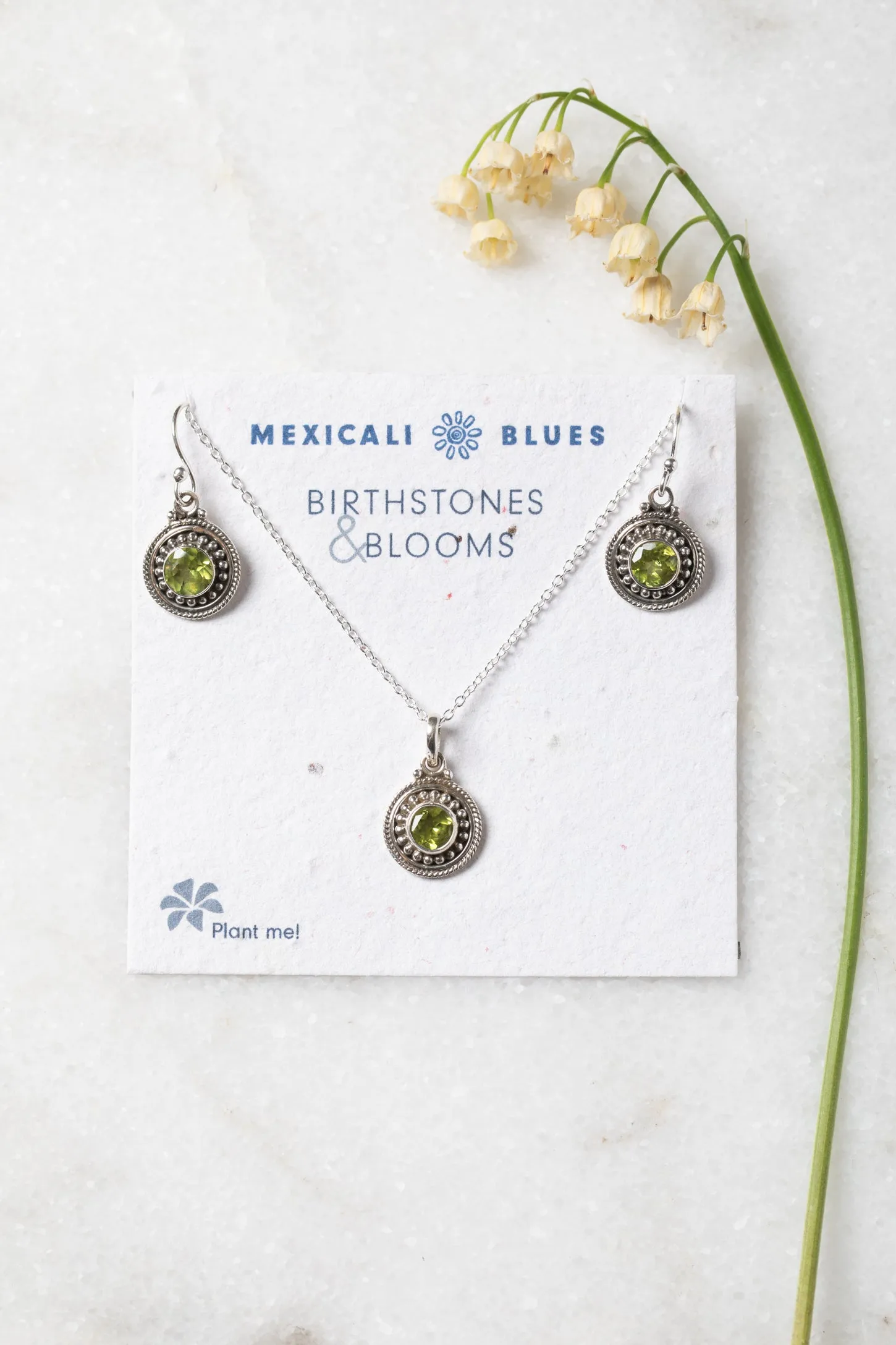 Birthstones and Blooms Gemstone Gift Set