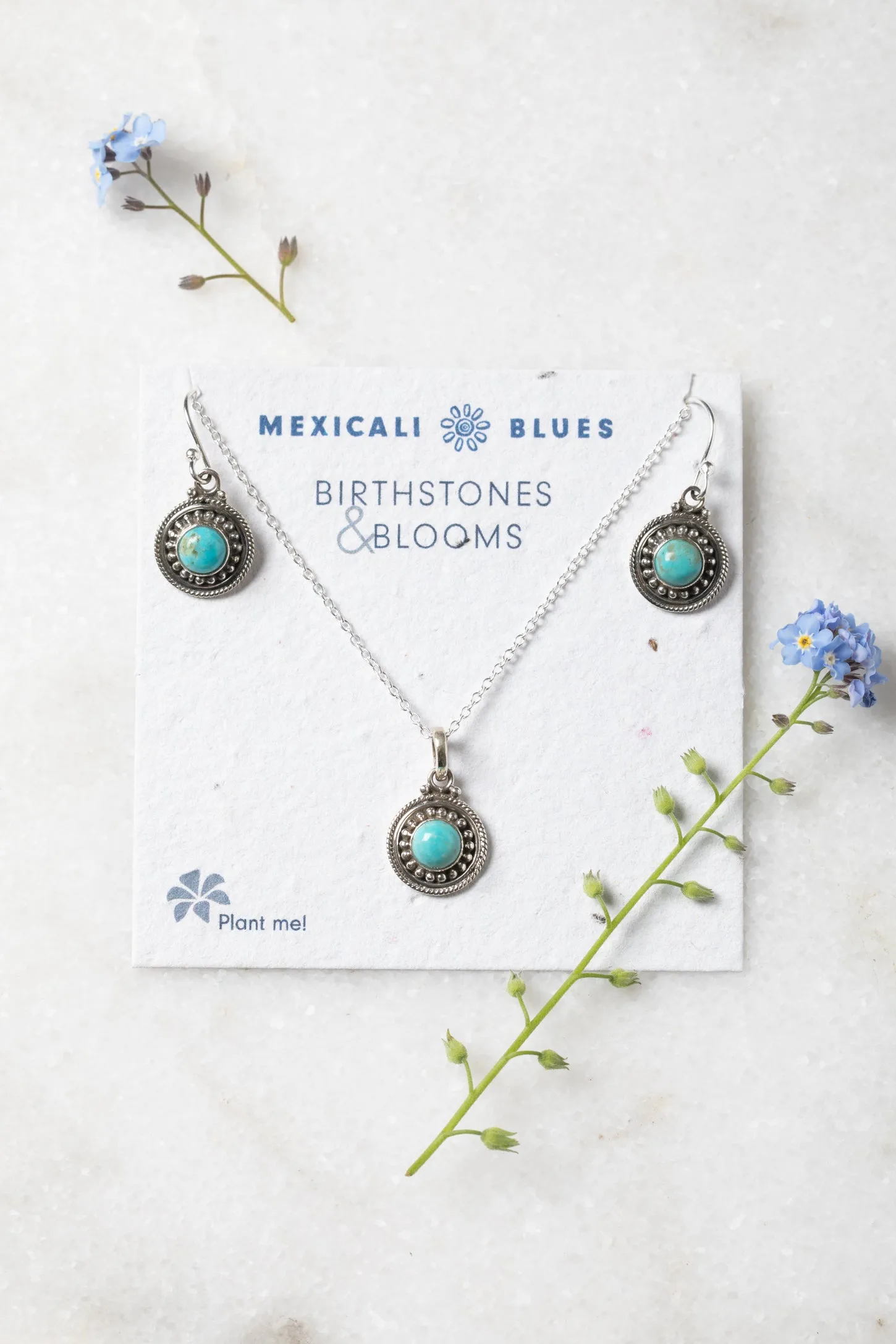 Birthstones and Blooms Gemstone Gift Set