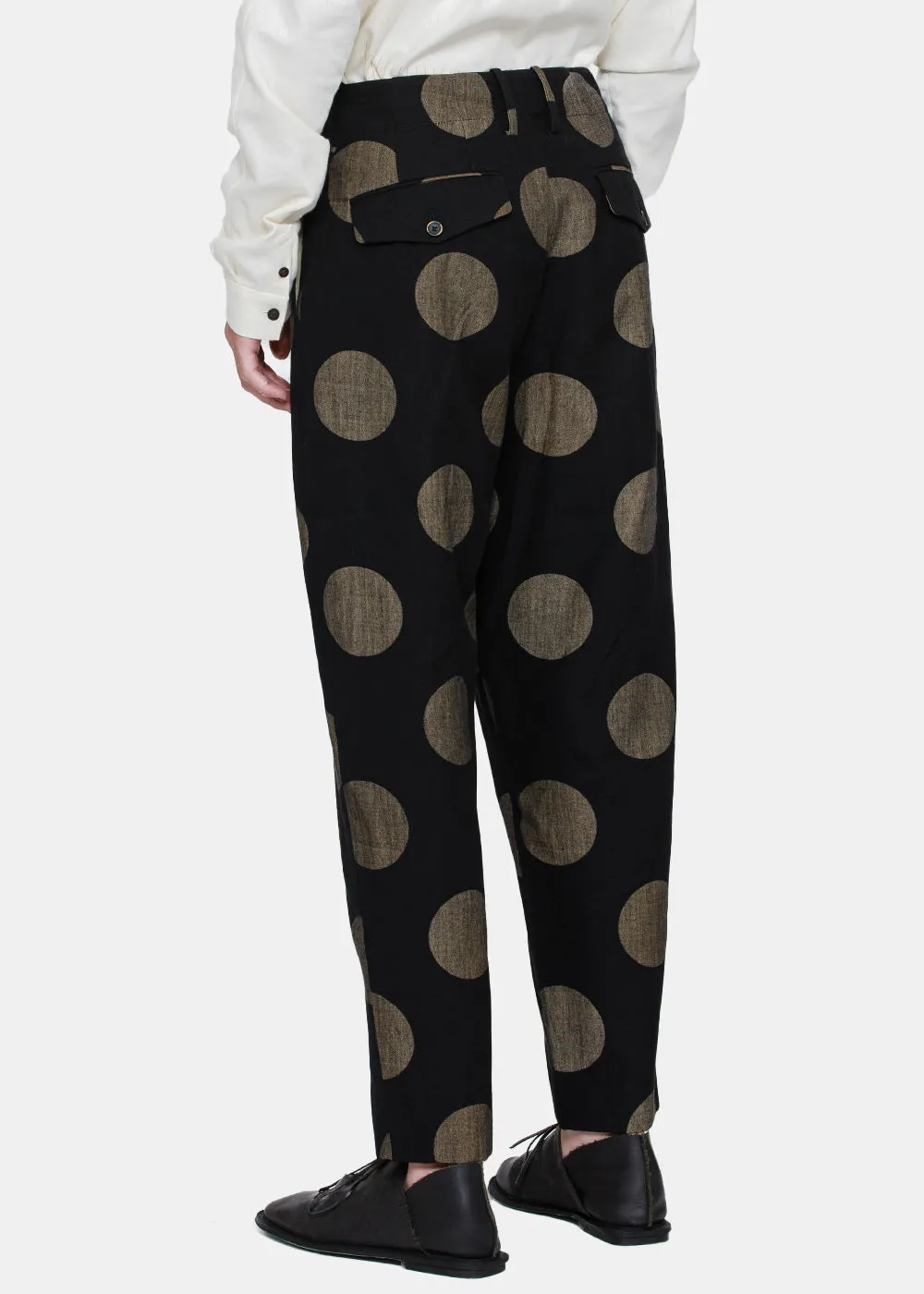 Black & Tan Polka-Dot Paxton Pants