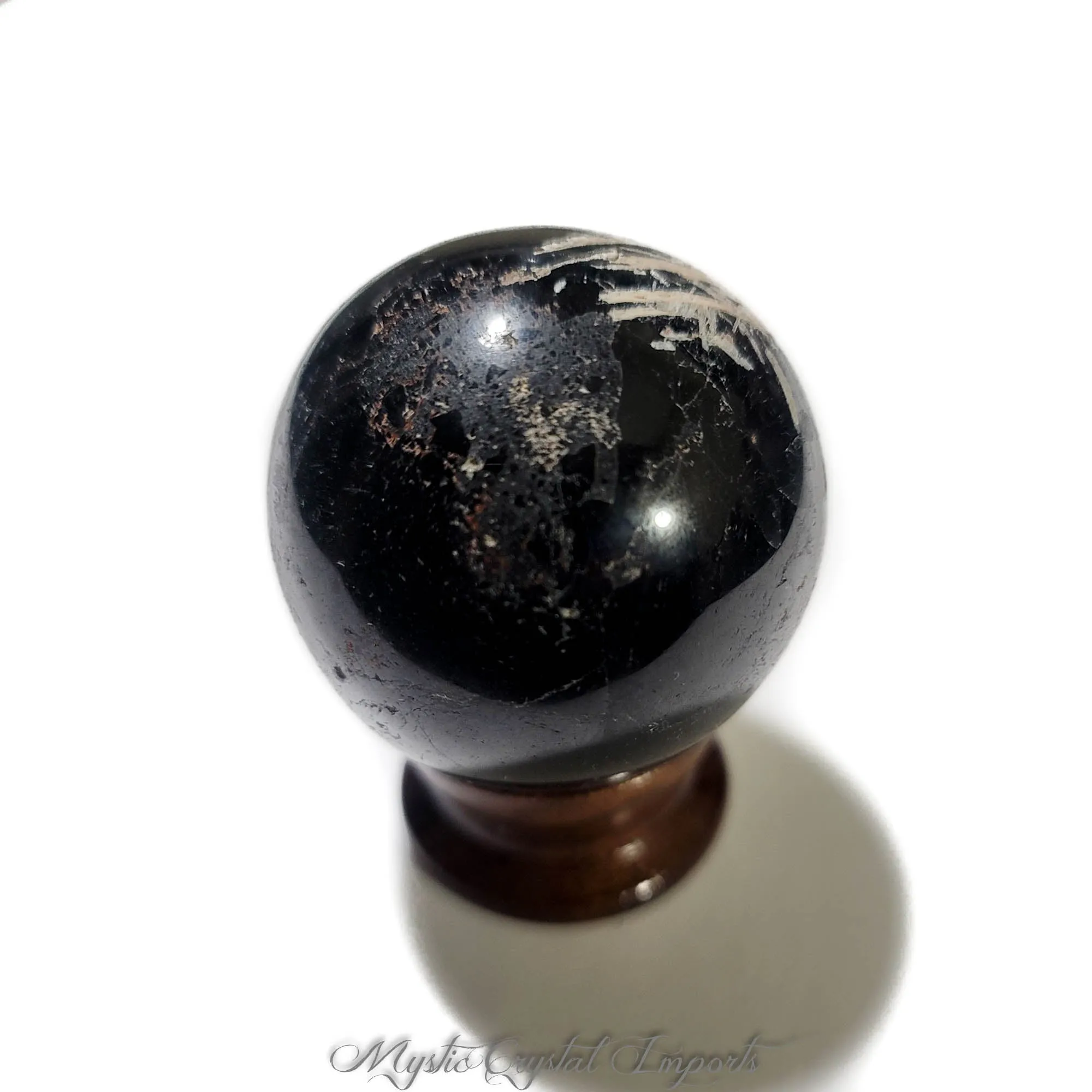 Black Tourmaline Sphere with Stand