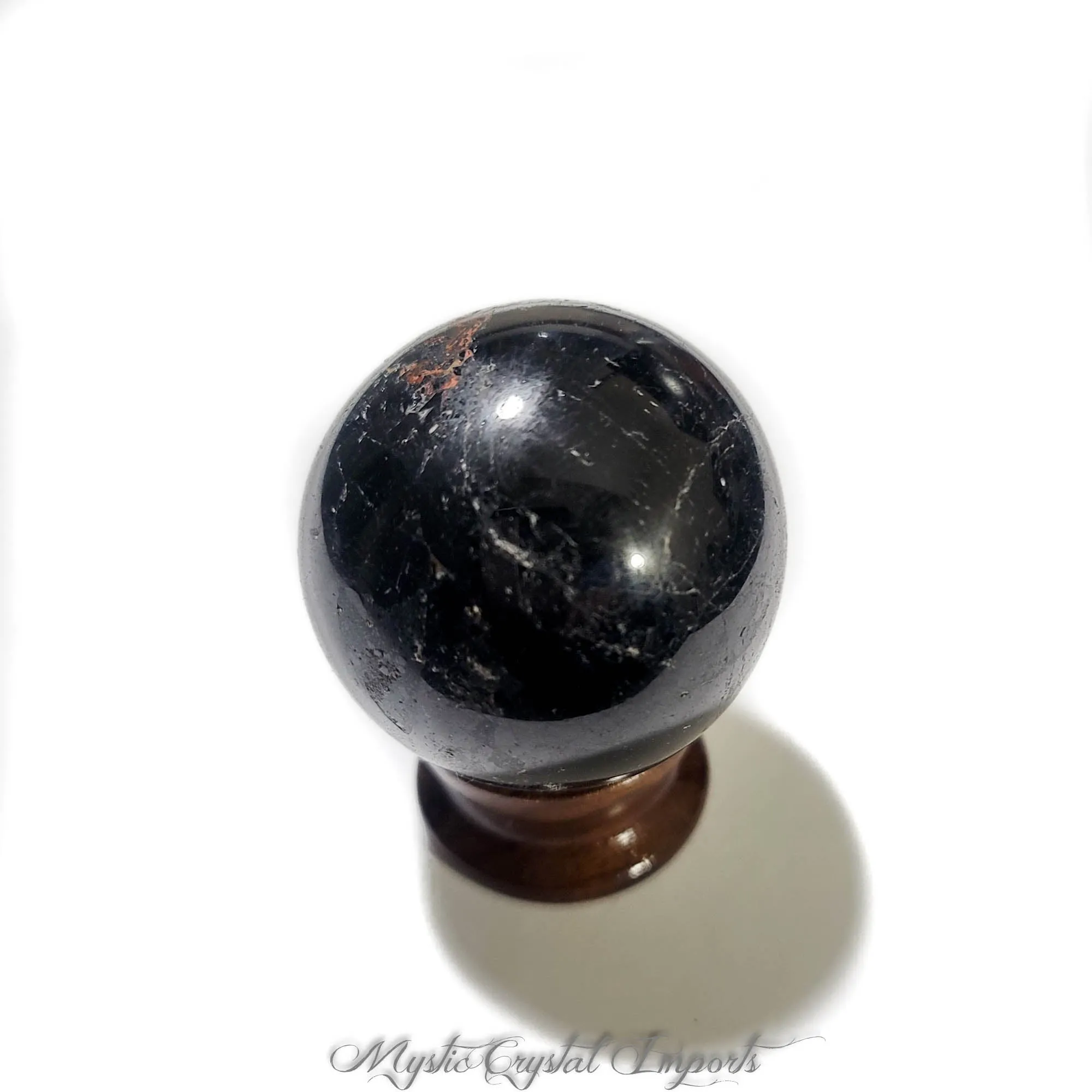 Black Tourmaline Sphere with Stand