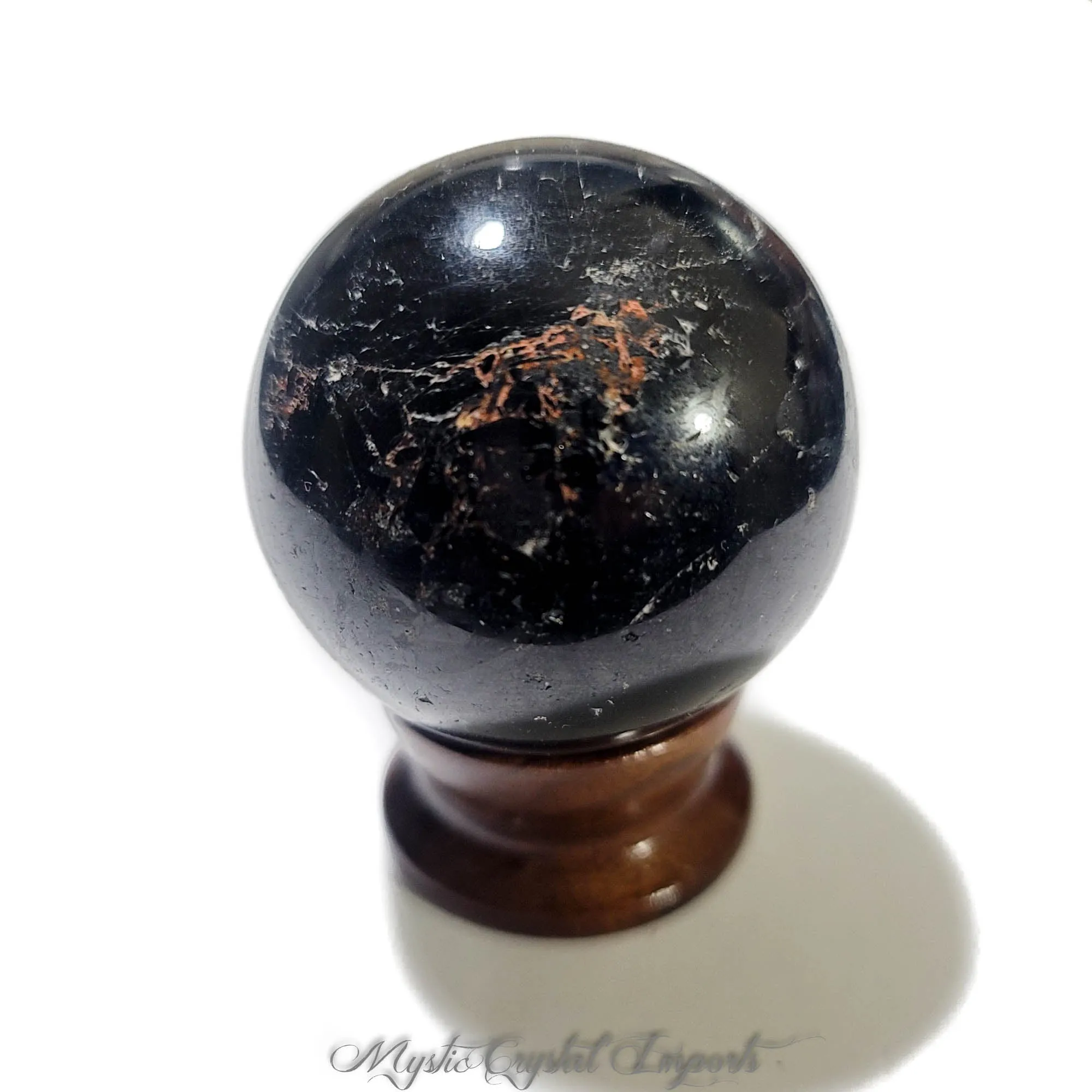 Black Tourmaline Sphere with Stand