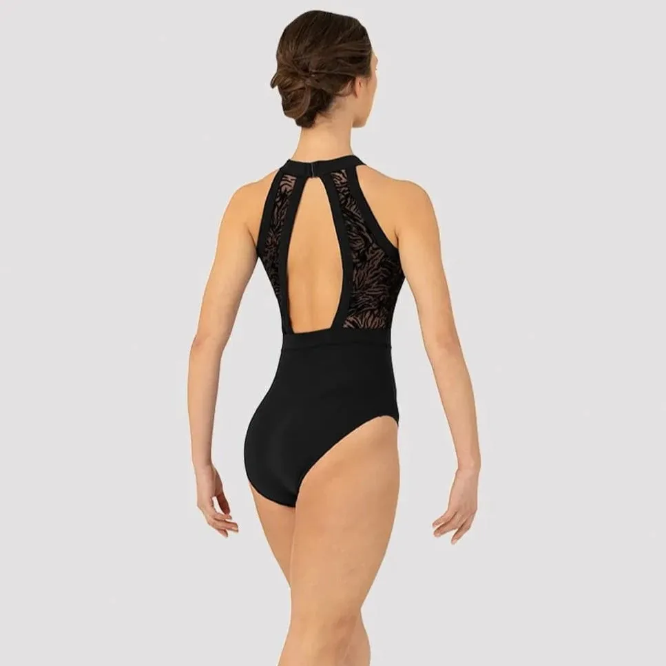 Bloch Ladies Black Kayla Halterneck Leotard