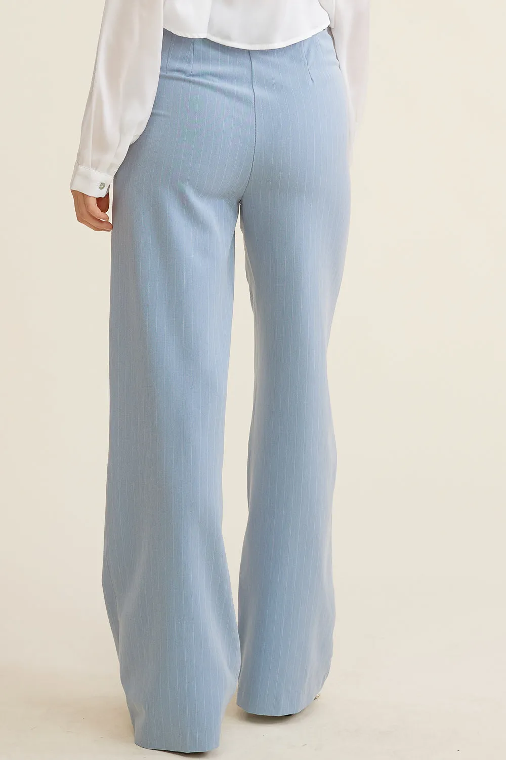 Blue Pinstripe Trouser