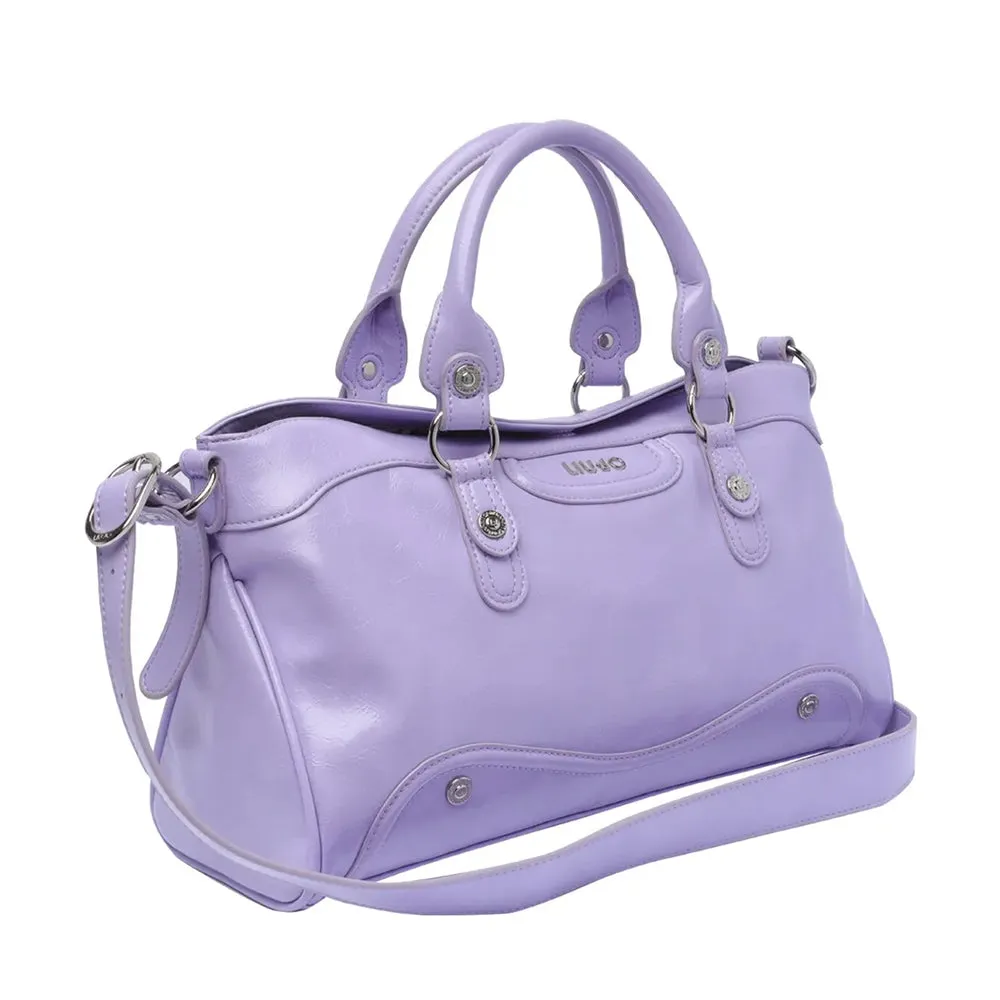 Borsa Donna a Mano Lucida LIU JO Silk color Glicine