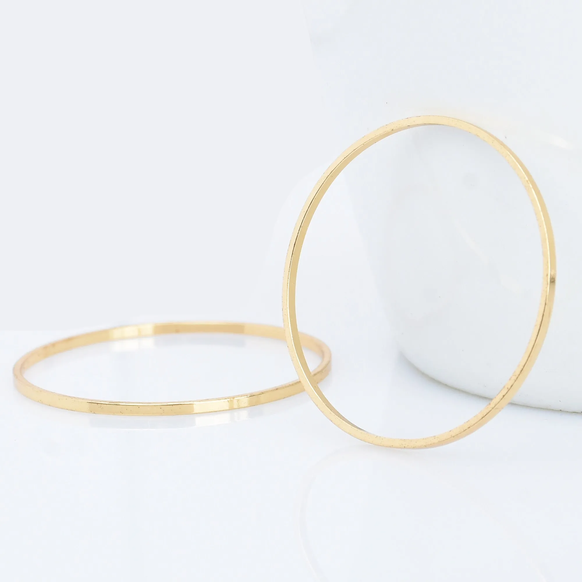 Brass 28mm/20mm Circle Hoop Earrings accessories Round Earrings with single hole Minimalist Earrings Geometric Jewellery 10pcs 102825