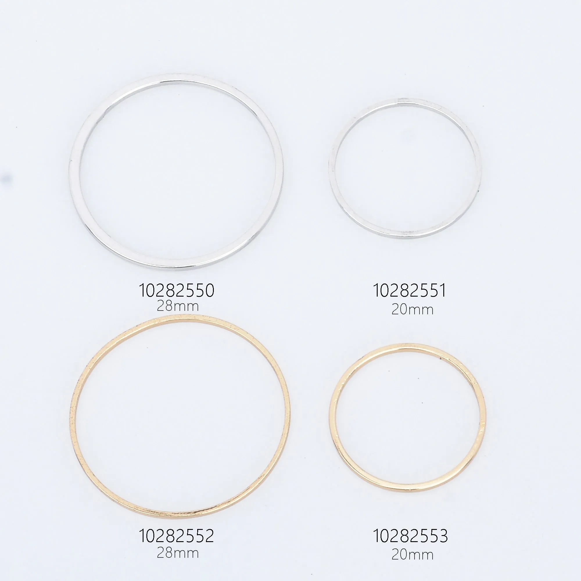 Brass 28mm/20mm Circle Hoop Earrings accessories Round Earrings with single hole Minimalist Earrings Geometric Jewellery 10pcs 102825