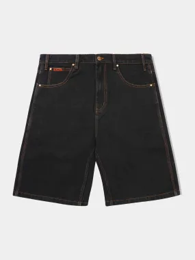 Butter Goods Baggy Denim Shorts - Washed Black