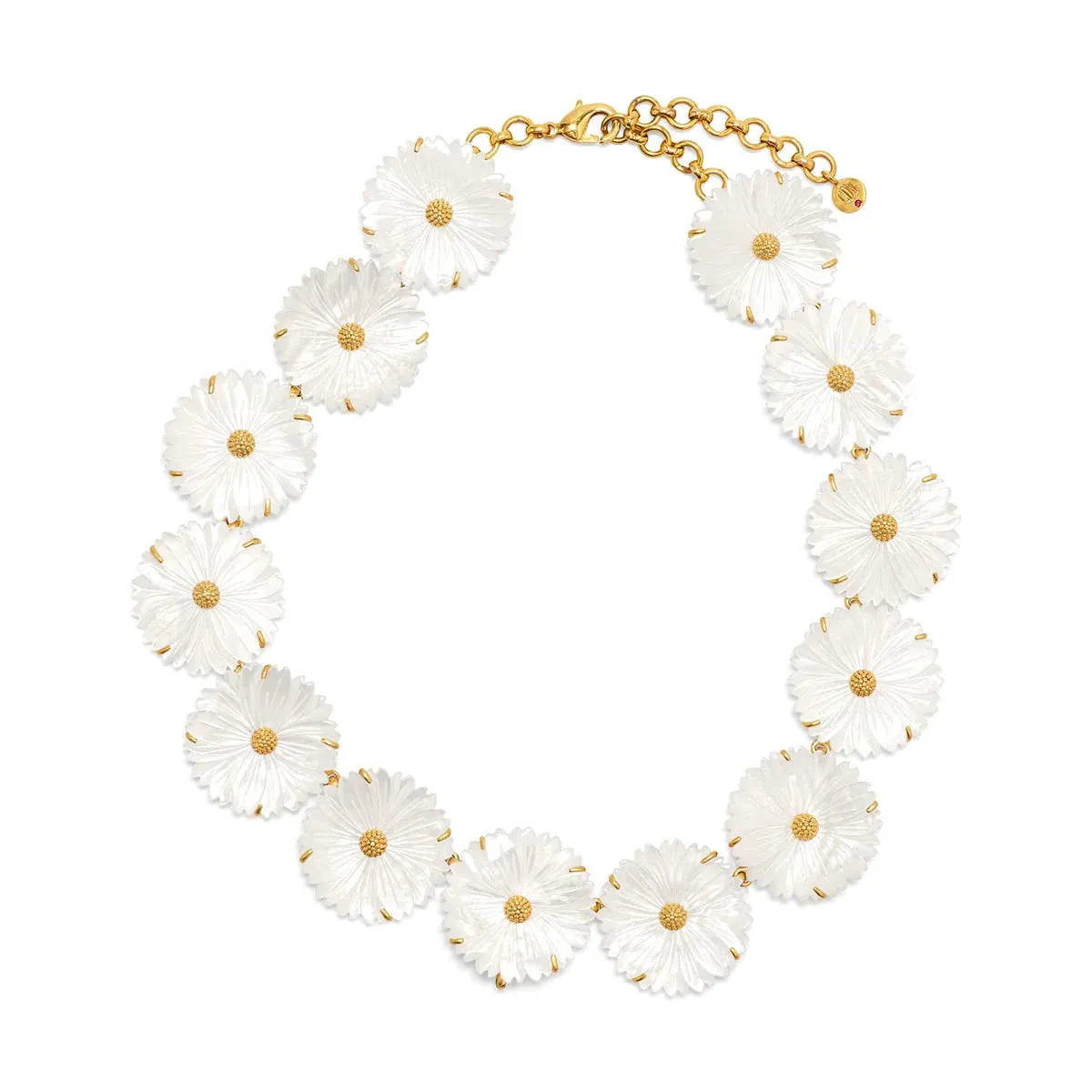 Capucine de Wulf Mermaid Garden Floral Convertible Necklace. 16   2 - MOP