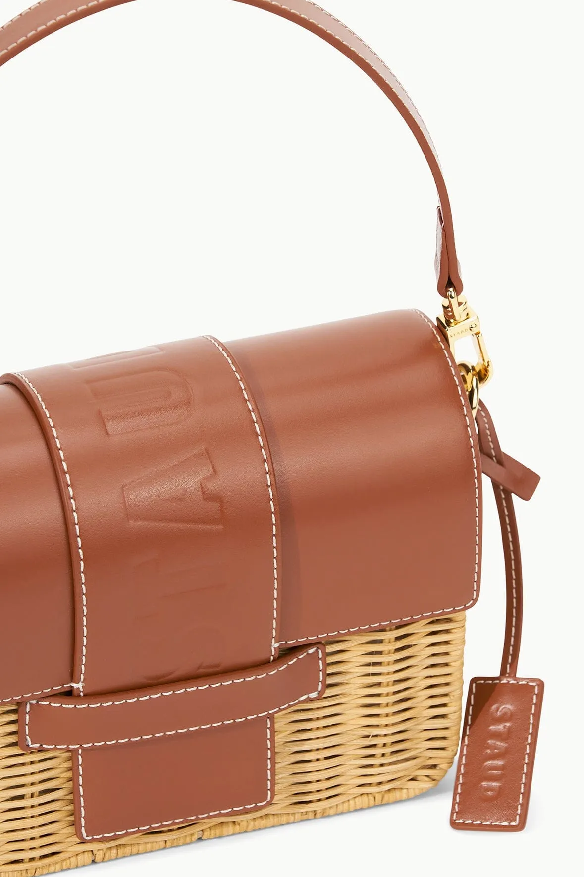 CHARLI WICKER CROSSBODY BAG | NATURAL