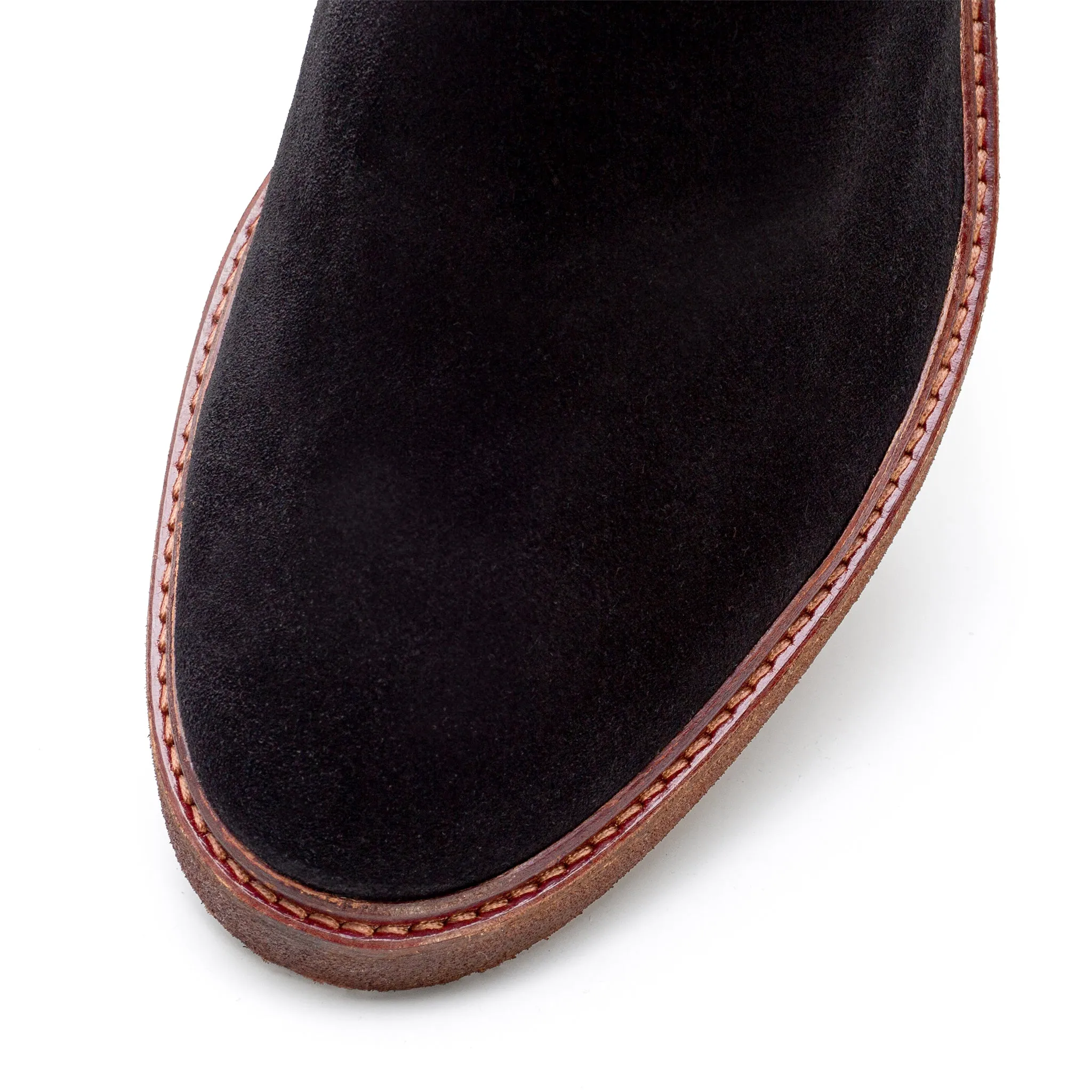 Chelsea Mens Leon Black Suede