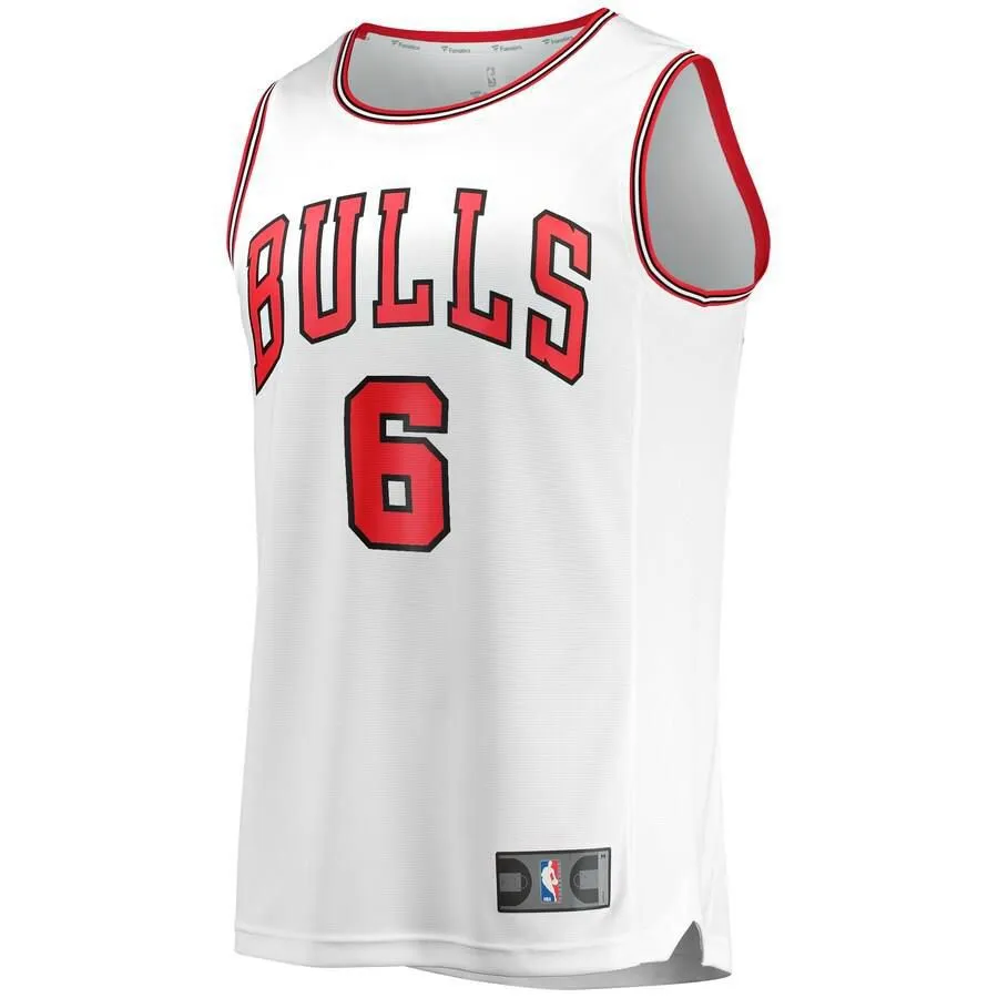 Chicago Bulls Cristiano Felicio Fanatics Branded Fast Break Player Association Jersey Kids - White | Ireland H3927T8