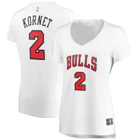 Chicago Bulls Luke Kornet Fanatics Branded Fast Break Player Association Jersey Womens - White | Ireland S1317A1